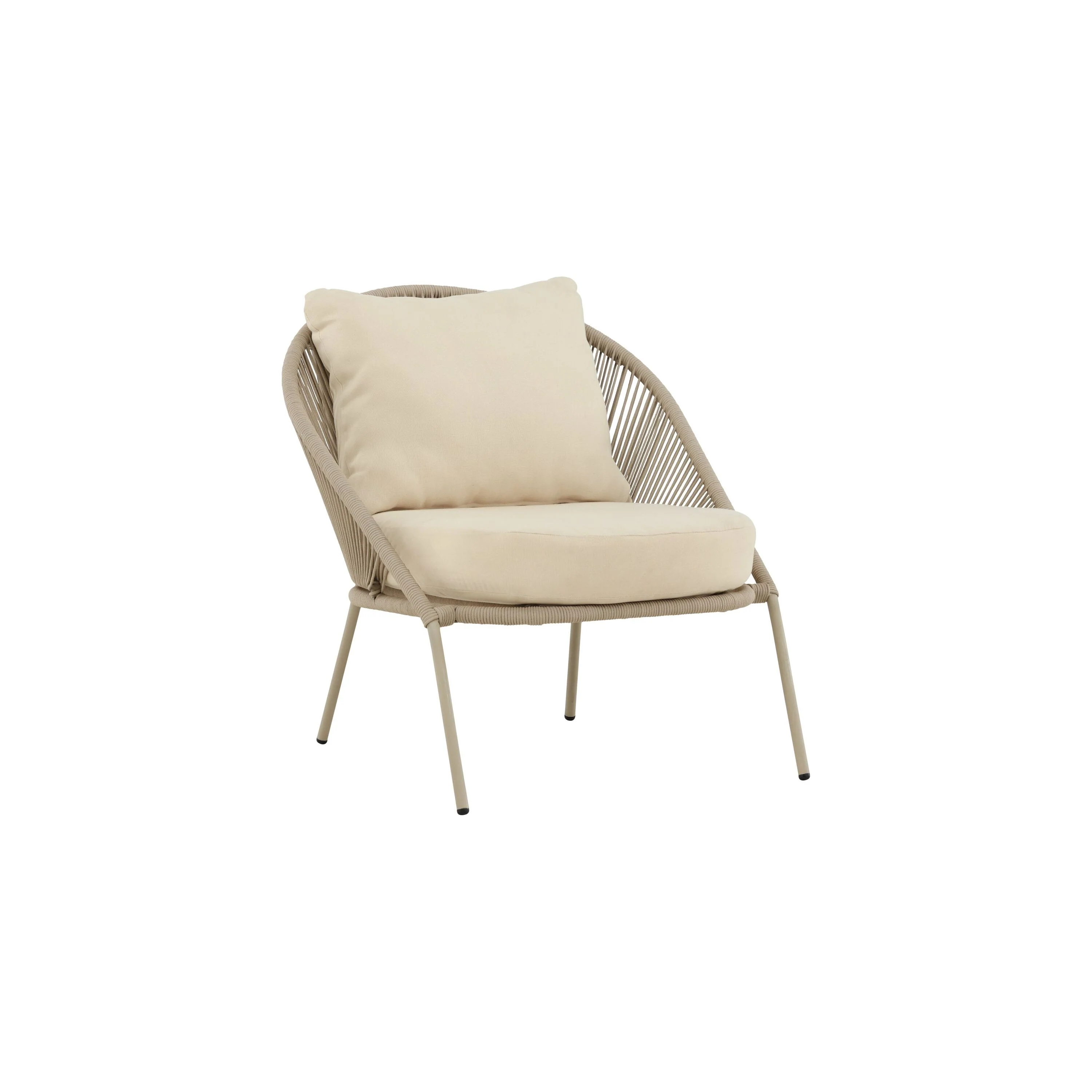 Lindos Lounge Chair 2er-Pack Beige
