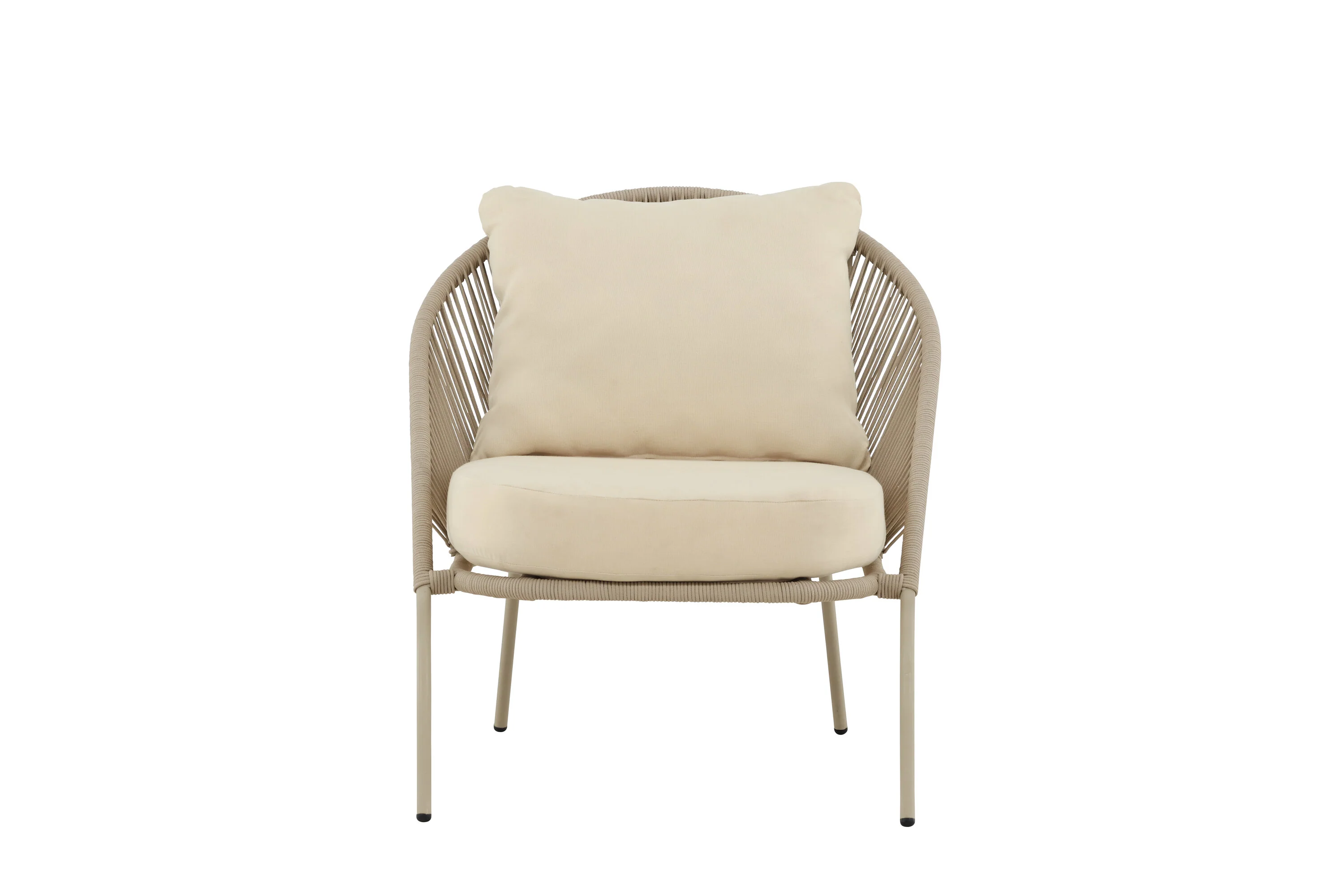 Lindos Lounge Chair 2er-Pack Beige - Image 2