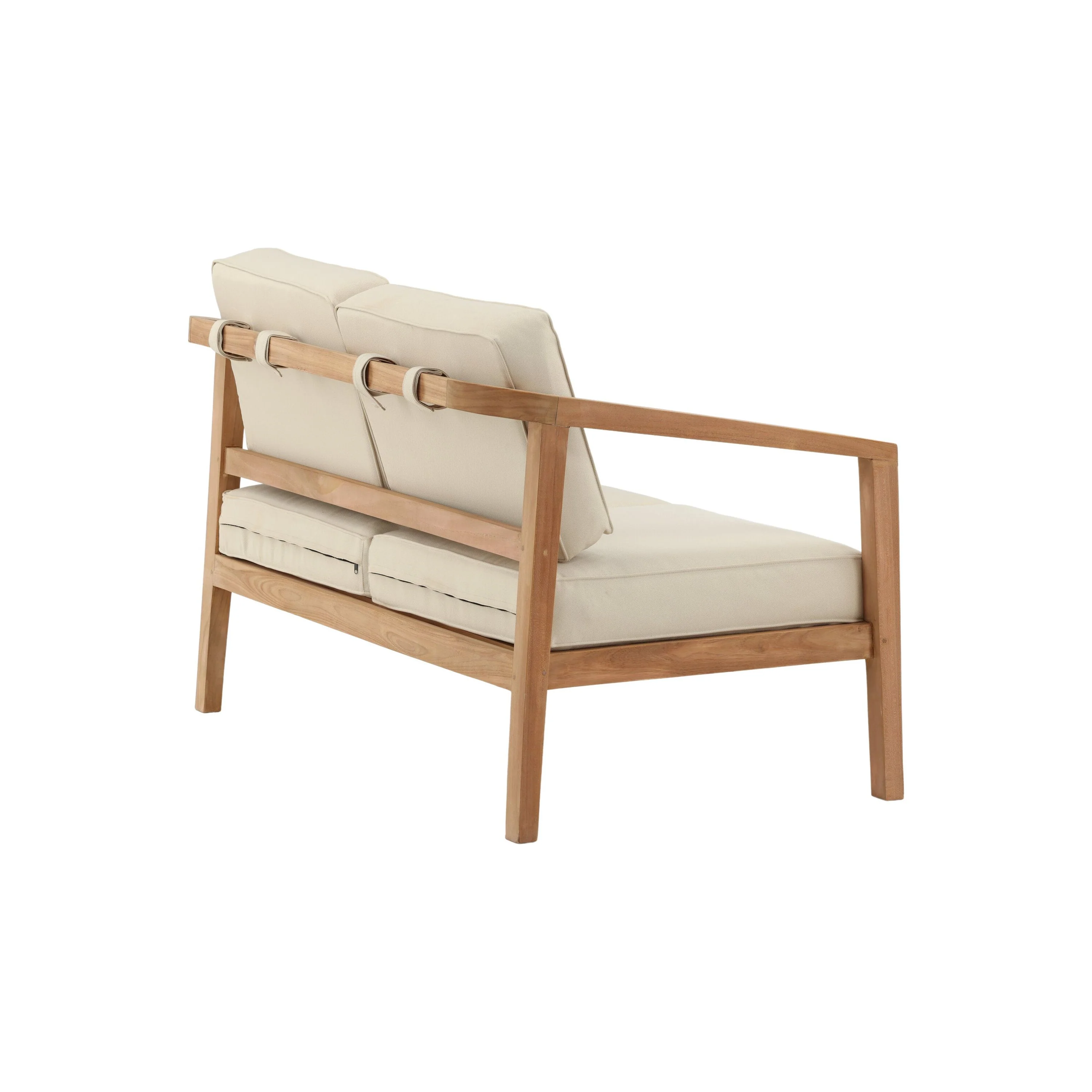 Lounge 2-Sitzer Sofa (Sofaset) - Teak gold - Image 10