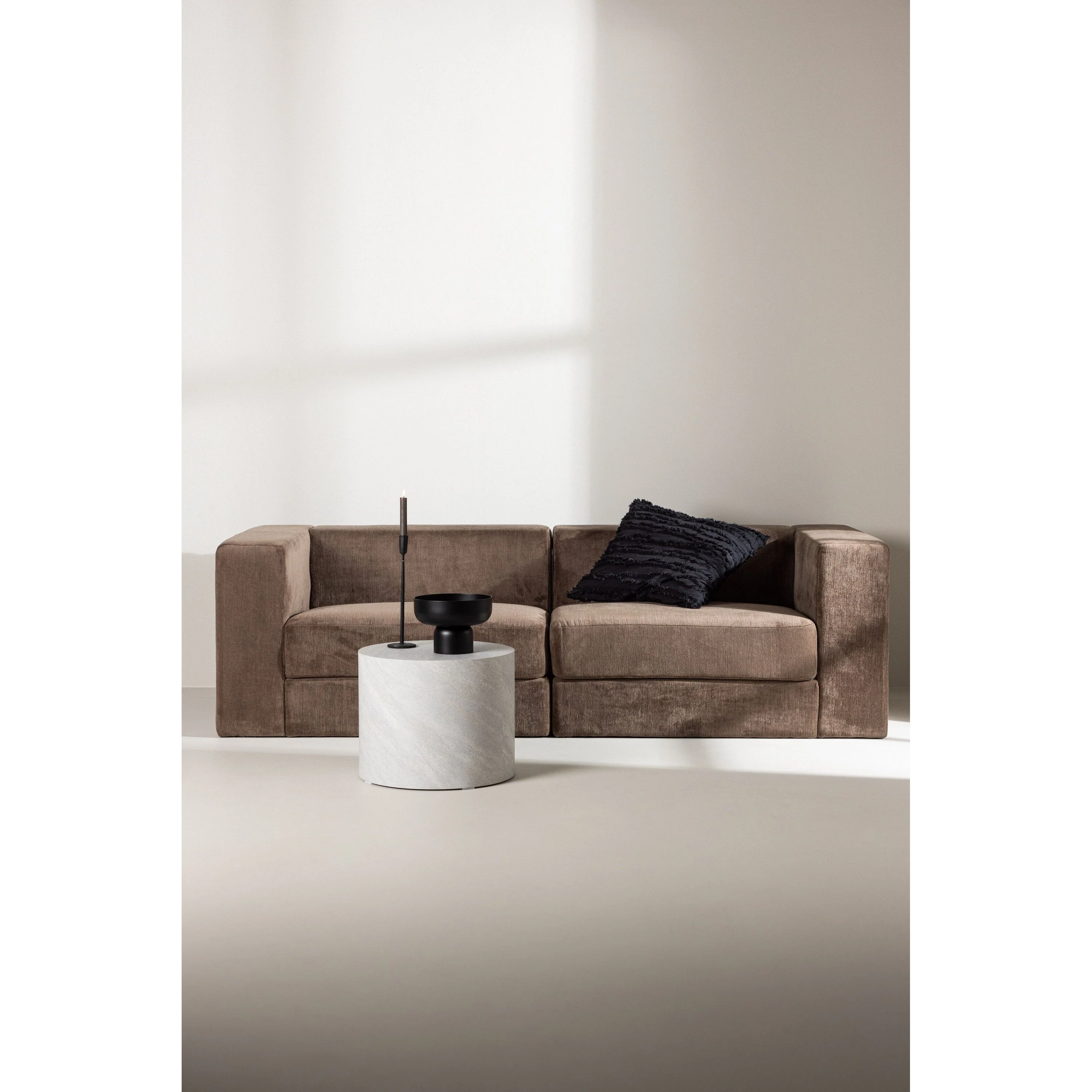 Lumi 3-Sitzer Sofa - Braunes Leinen - Image 2