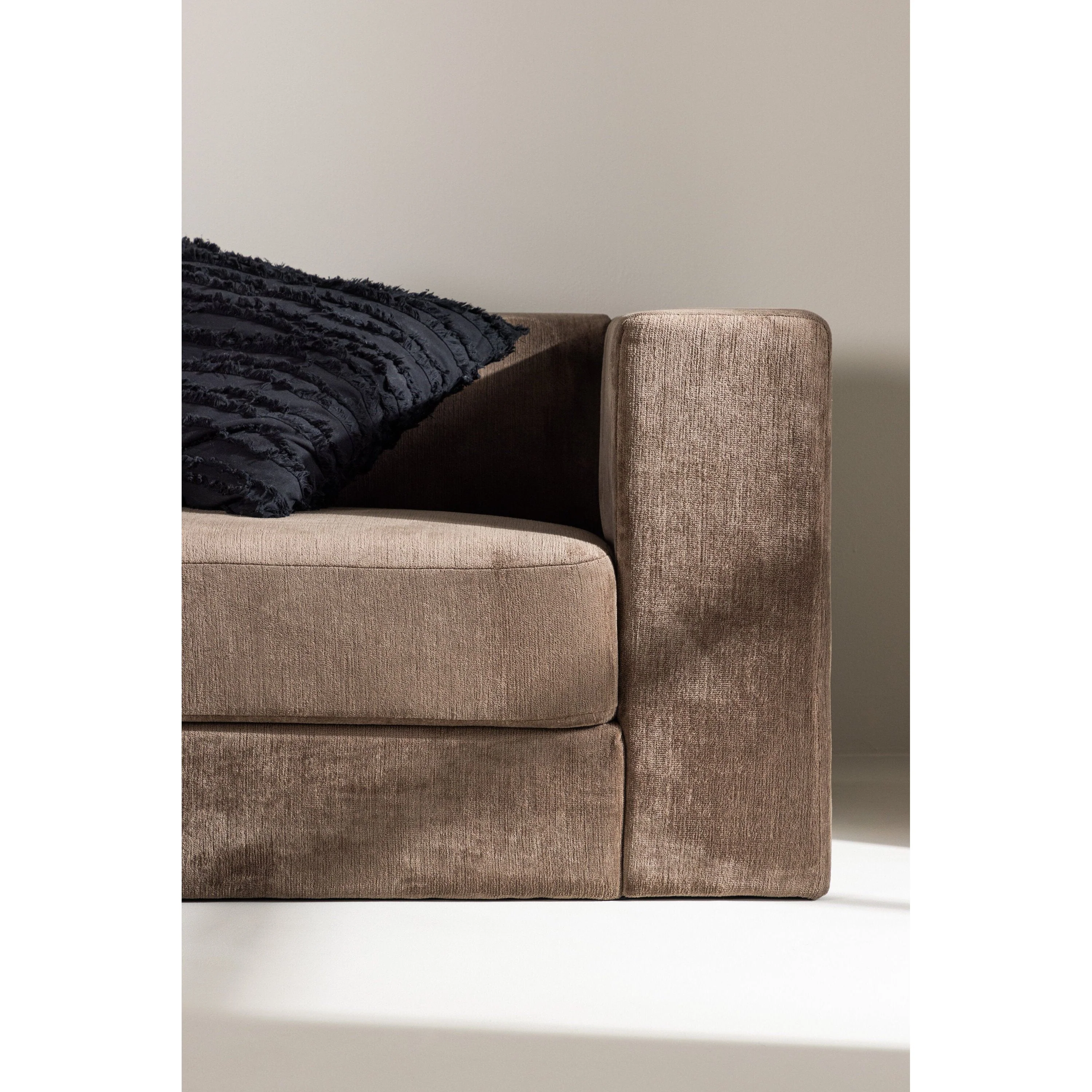 Lumi 3-Sitzer Sofa - Braunes Leinen - Image 4