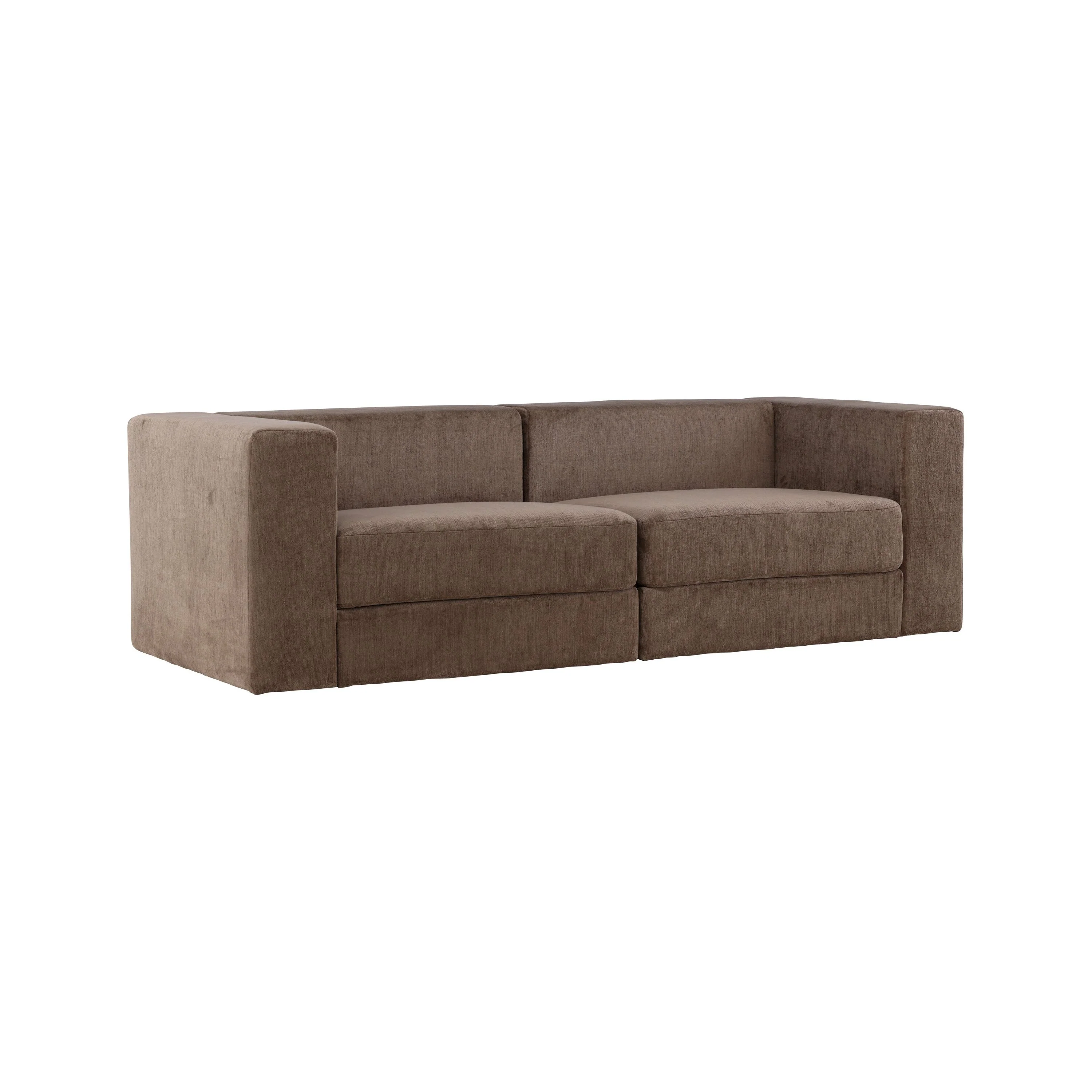 Lumi 3-Sitzer Sofa - Braunes Leinen - Image 7