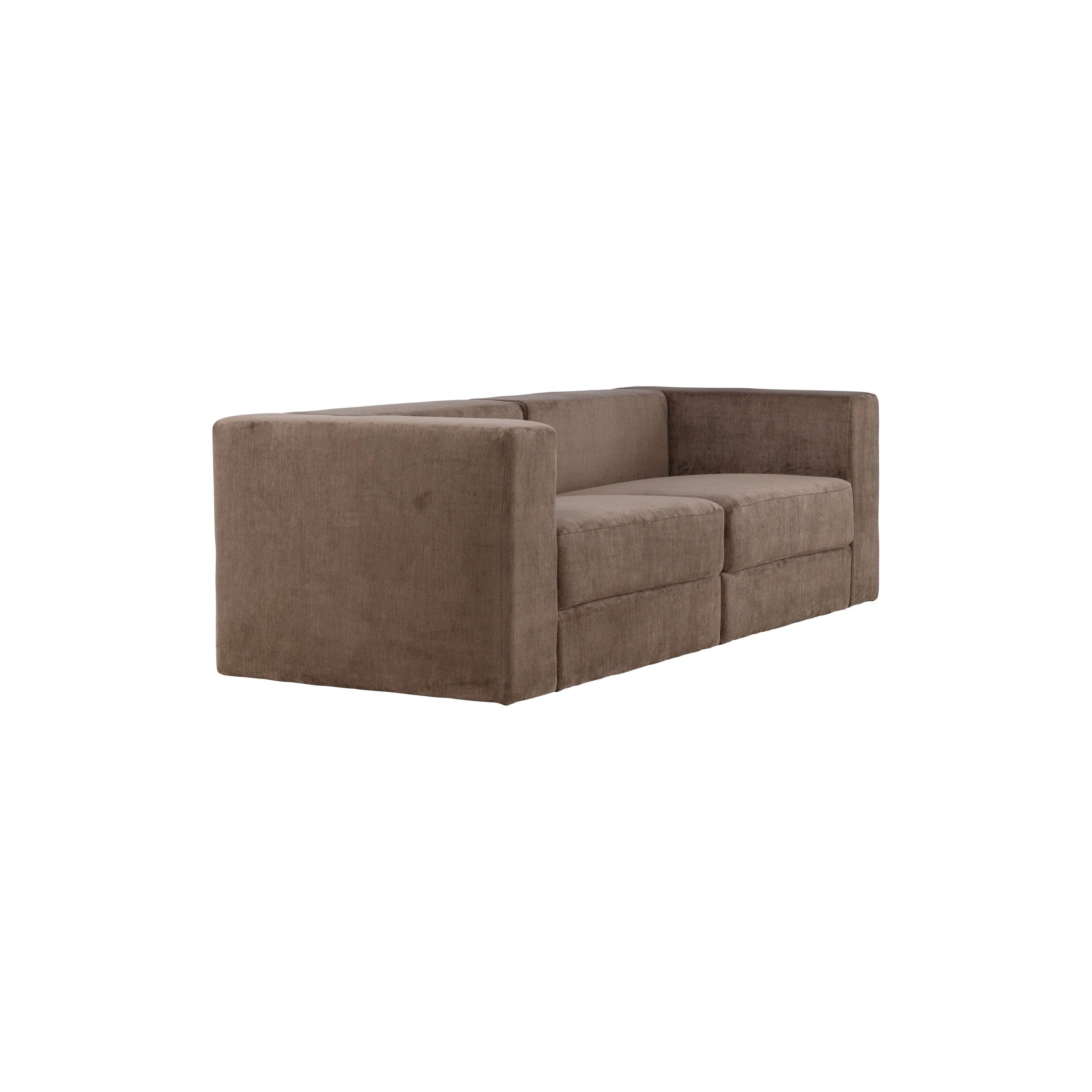 Lumi 3-Sitzer Sofa - Braunes Leinen - Image 8
