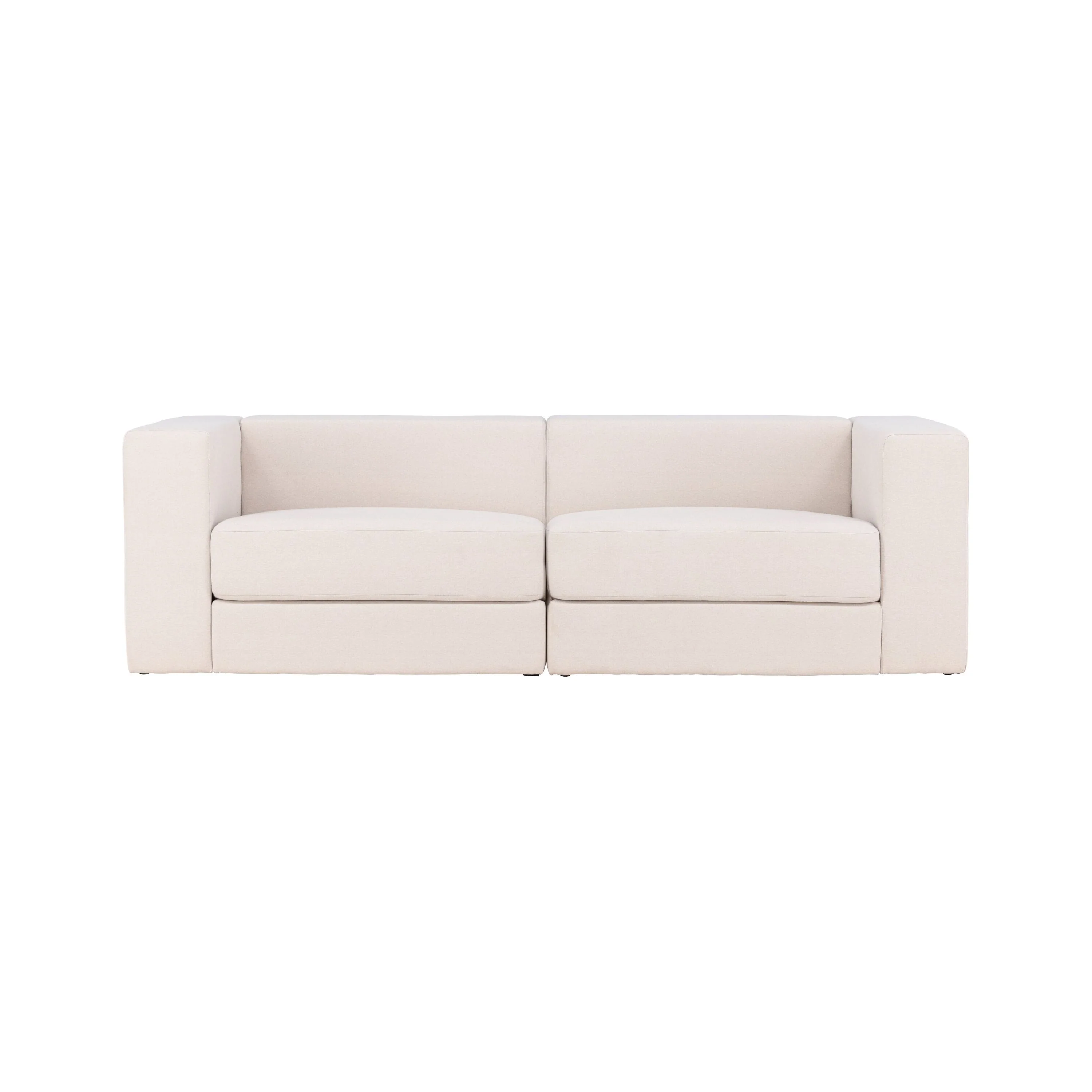 Lumi 3-Sitzer Sofa - Weißes Leinen