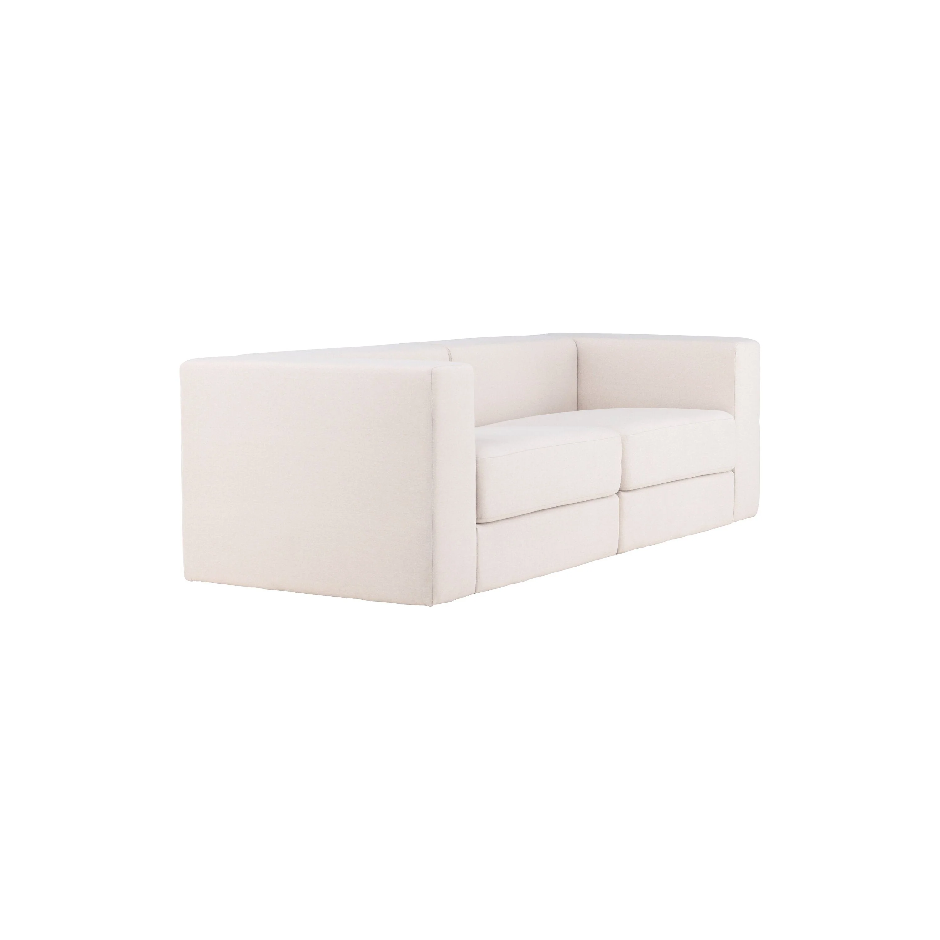 Lumi 3-Sitzer Sofa - Weißes Leinen - Image 8