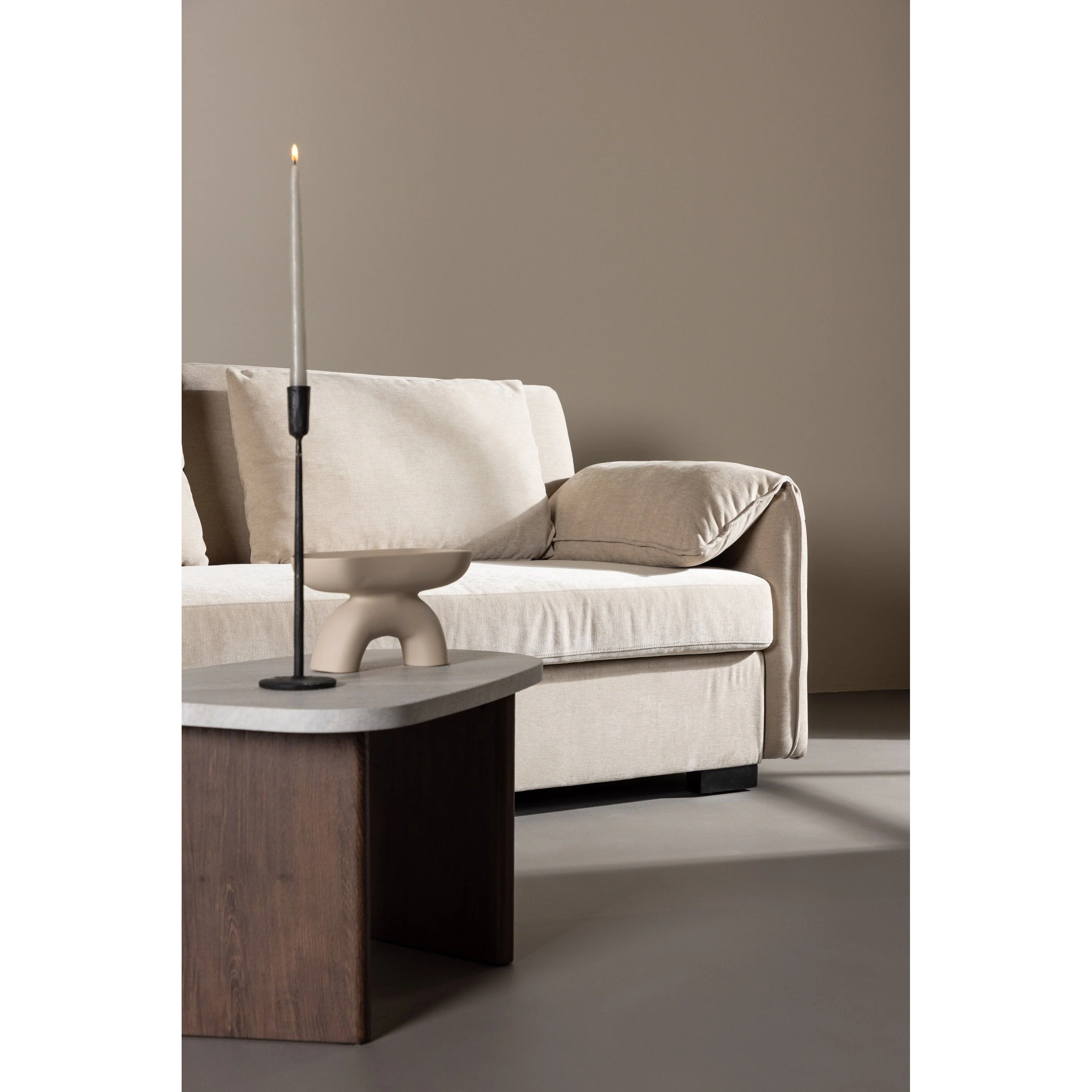 Malva 3-Sitzer Sofa - Beige - Image 3