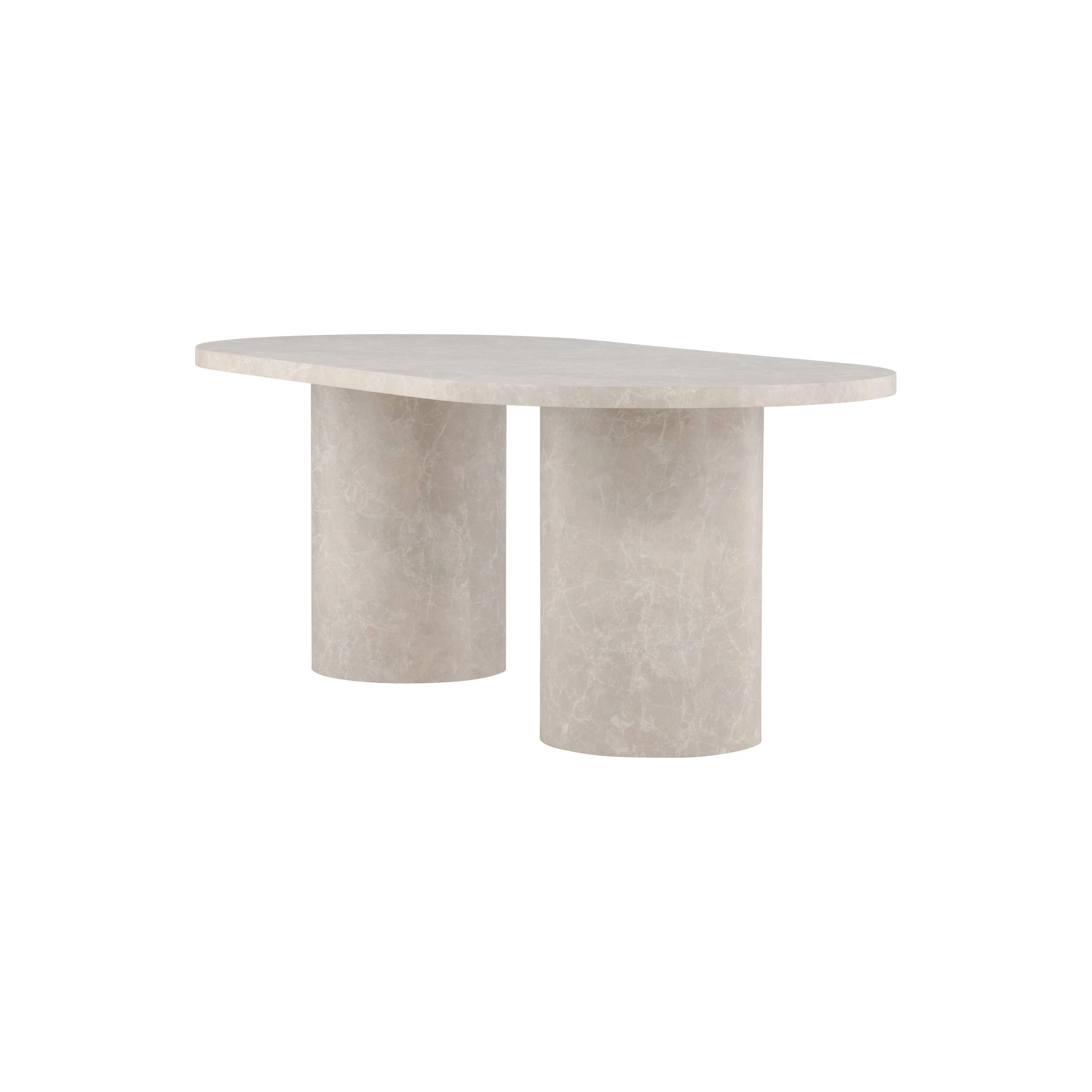 Narvik Esstisch - Beige Marmoroptik 100x200 cm - Image 7