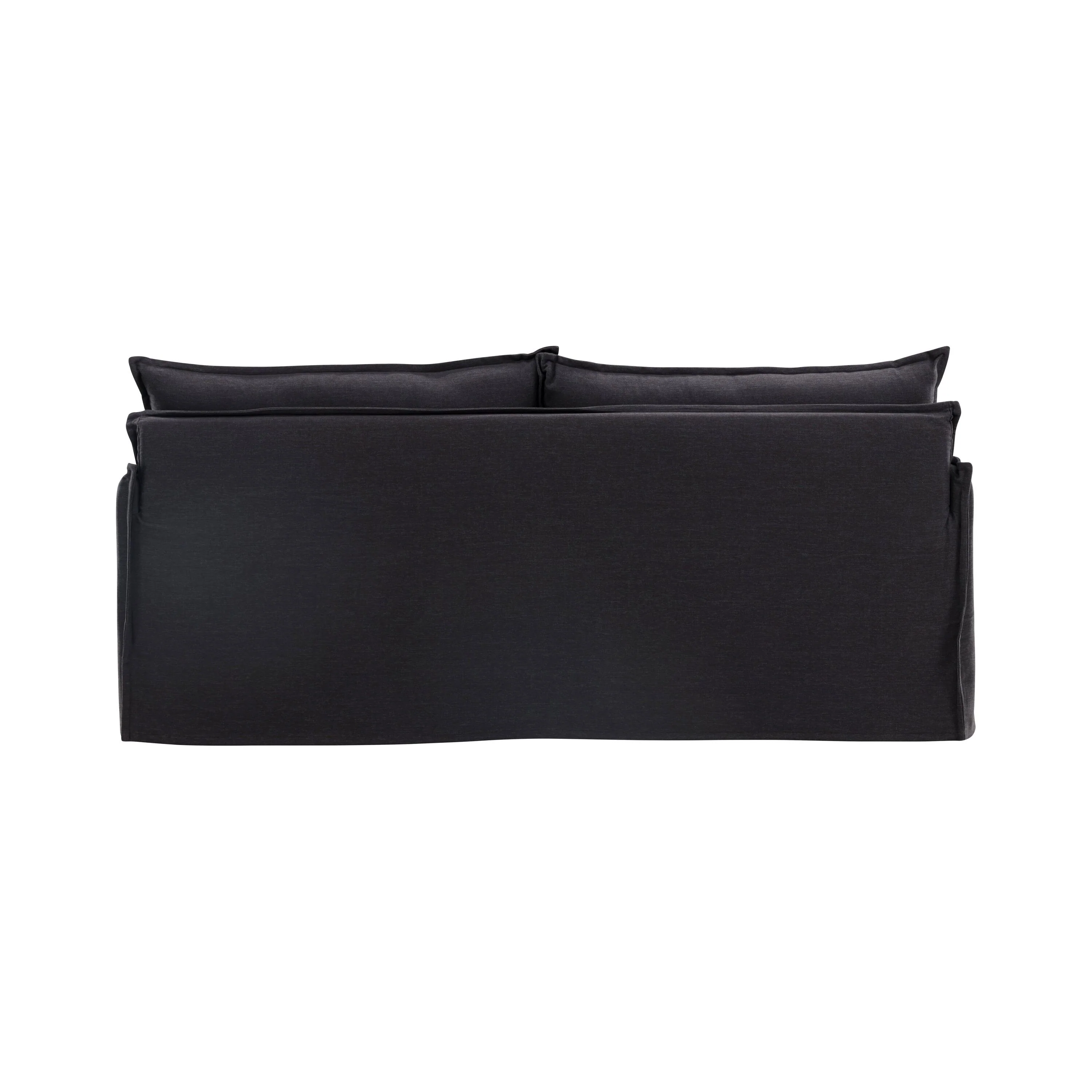 Nova 3-Sitzer Sofa Holz/ Schwarzer Stoff - Image 12