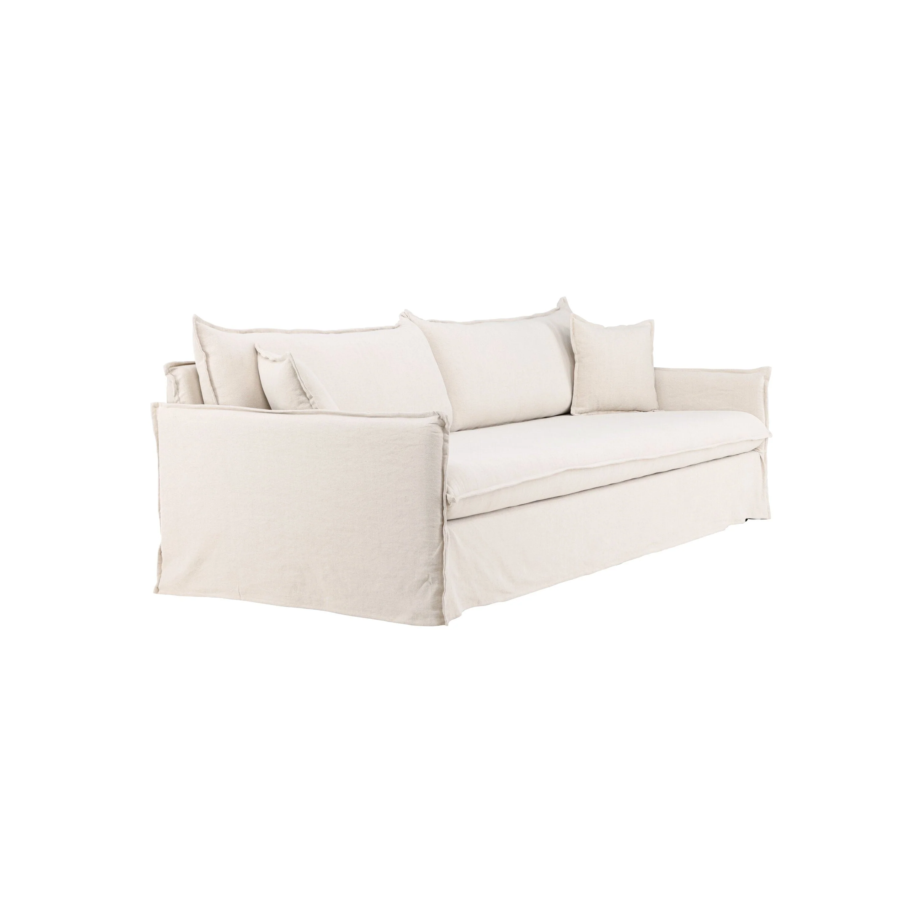 Nova 4-Sitzer Sofa - Beige Leinen - Image 7