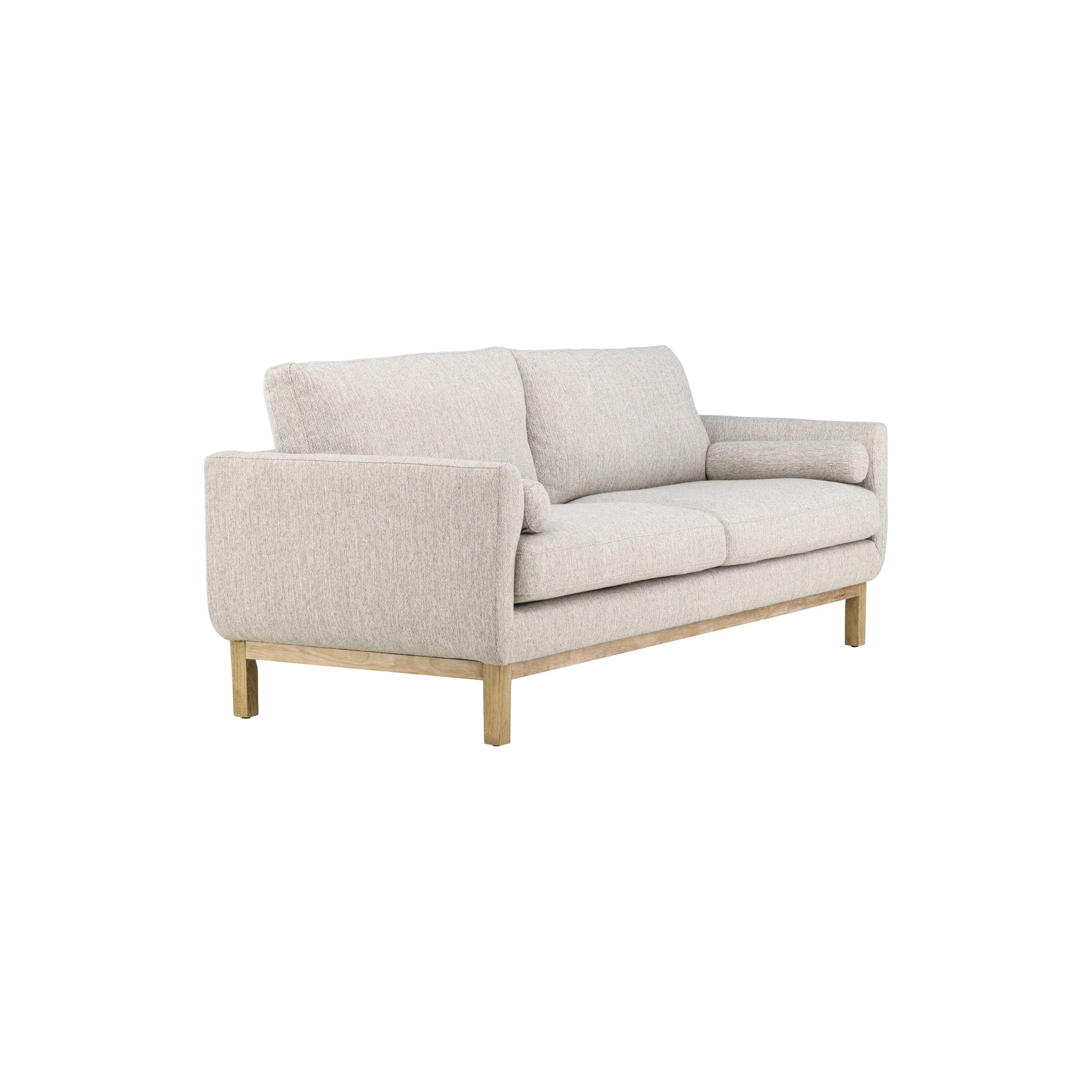 Olympos 3-Sitzer Sofa - Holzoptik / Beige - Image 8