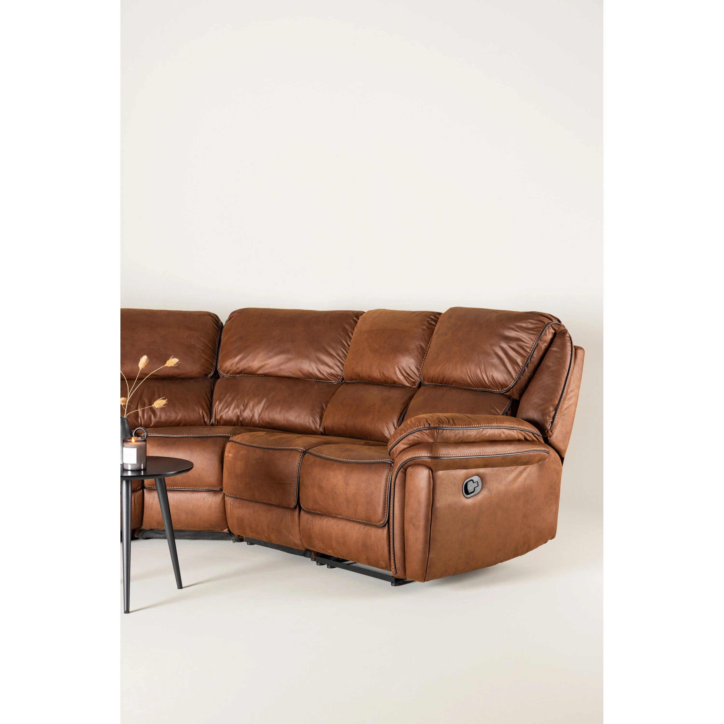 Saranda Ecksofa (klappbar) - Mokka - Image 3