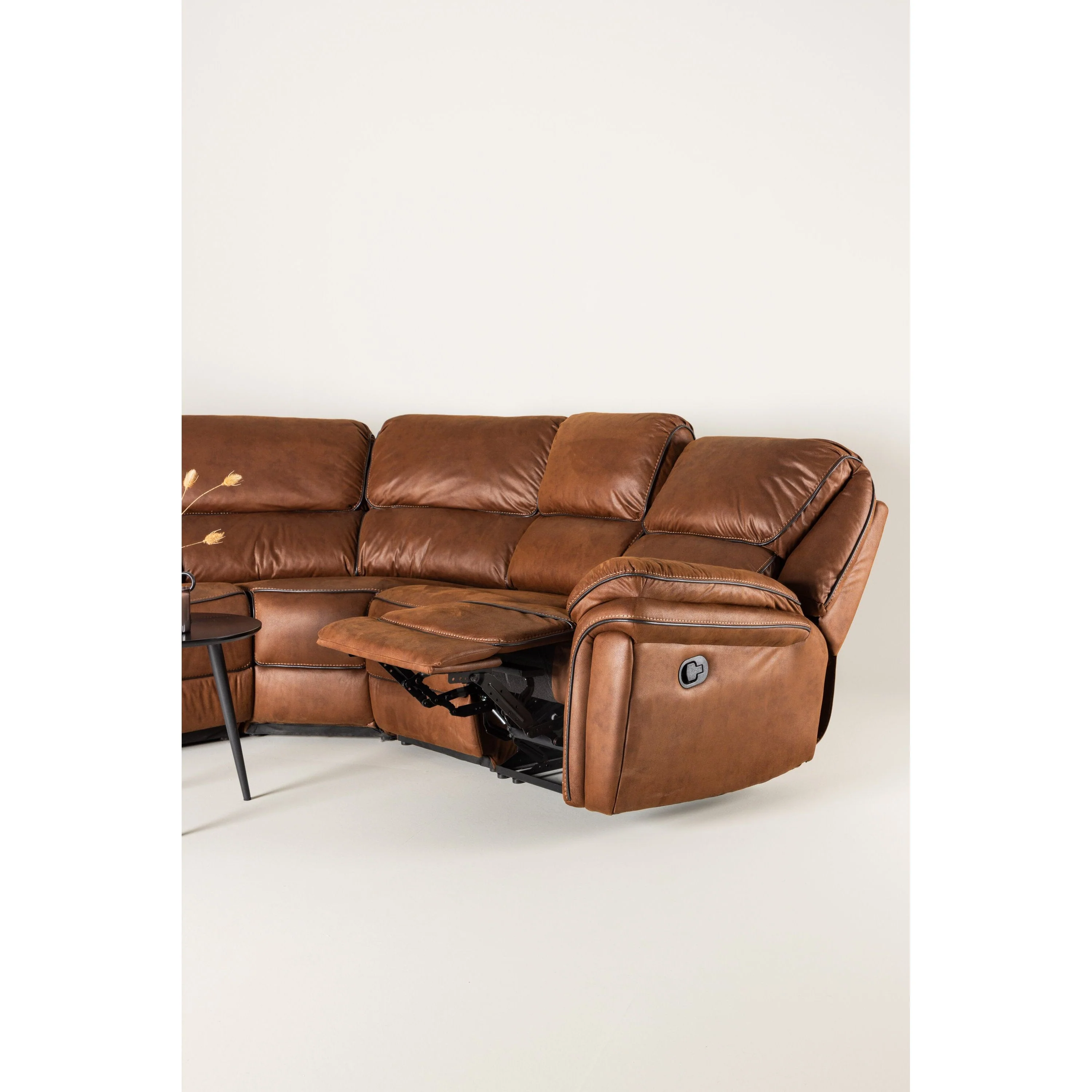 Saranda Ecksofa (klappbar) - Mokka - Image 4