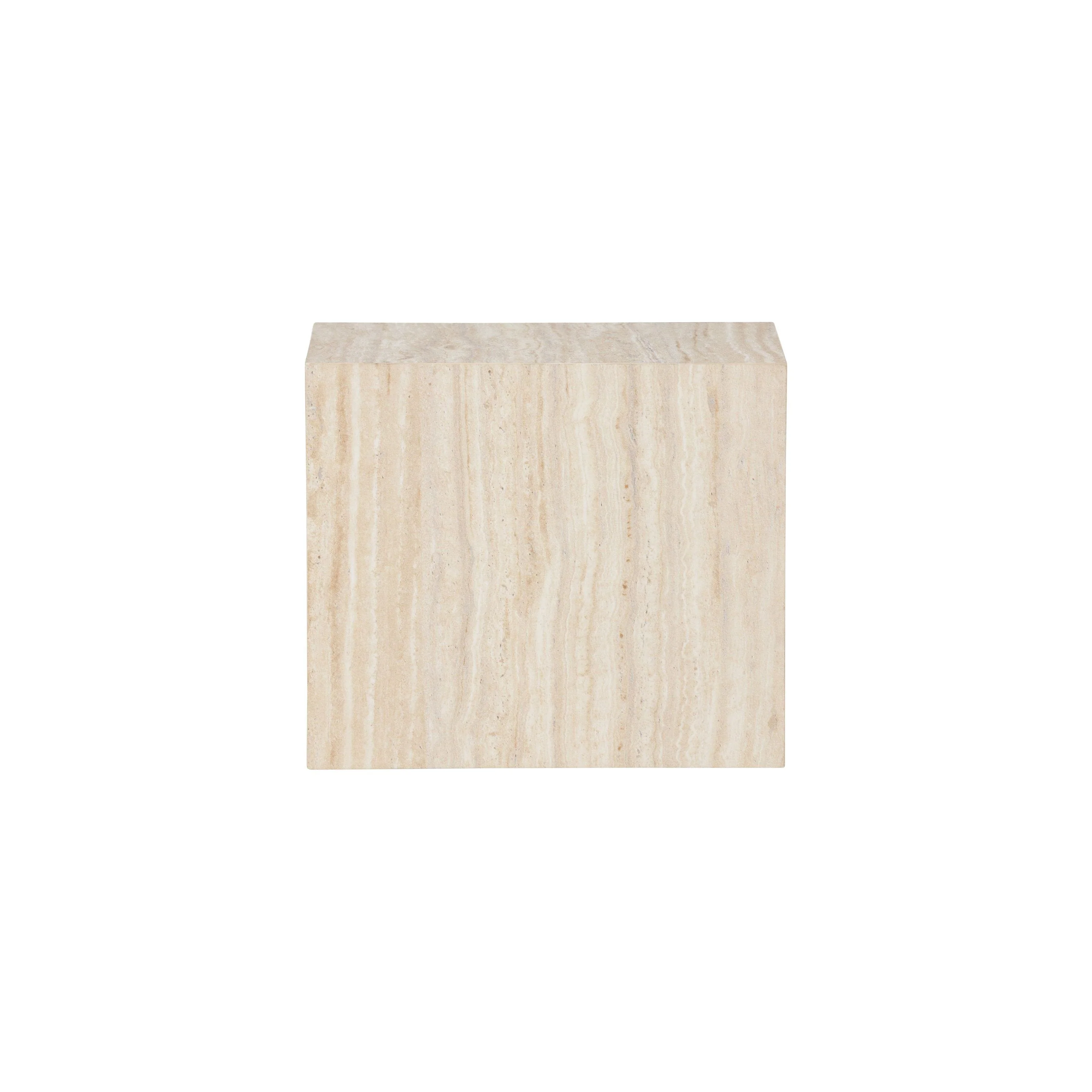 York Beistelltisch - Travertinoptik 35 x 25 x 30 cm - Image 5