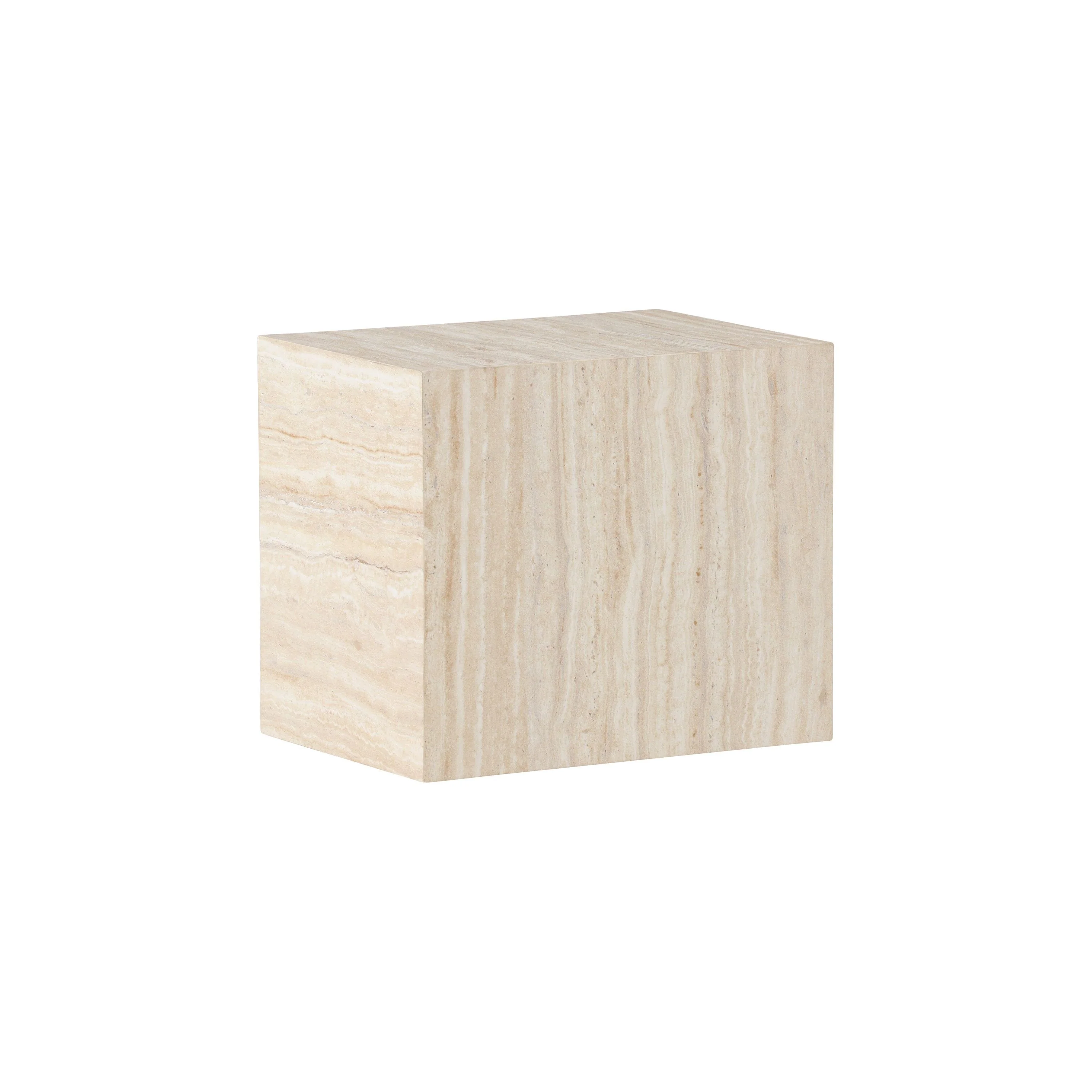 York Beistelltisch - Travertinoptik 35 x 25 x 30 cm - Image 6