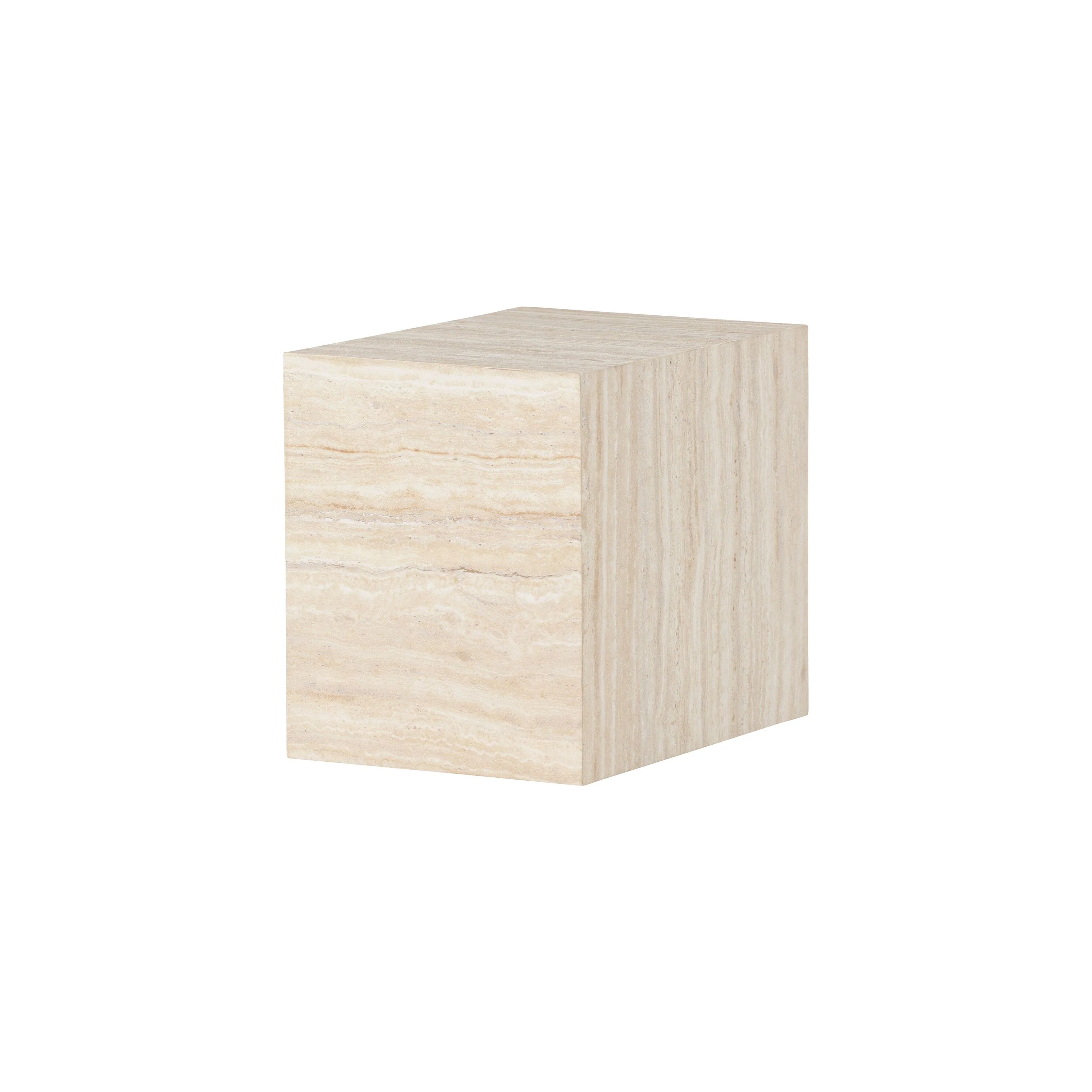 York Beistelltisch - Travertinoptik 35 x 25 x 30 cm - Image 7