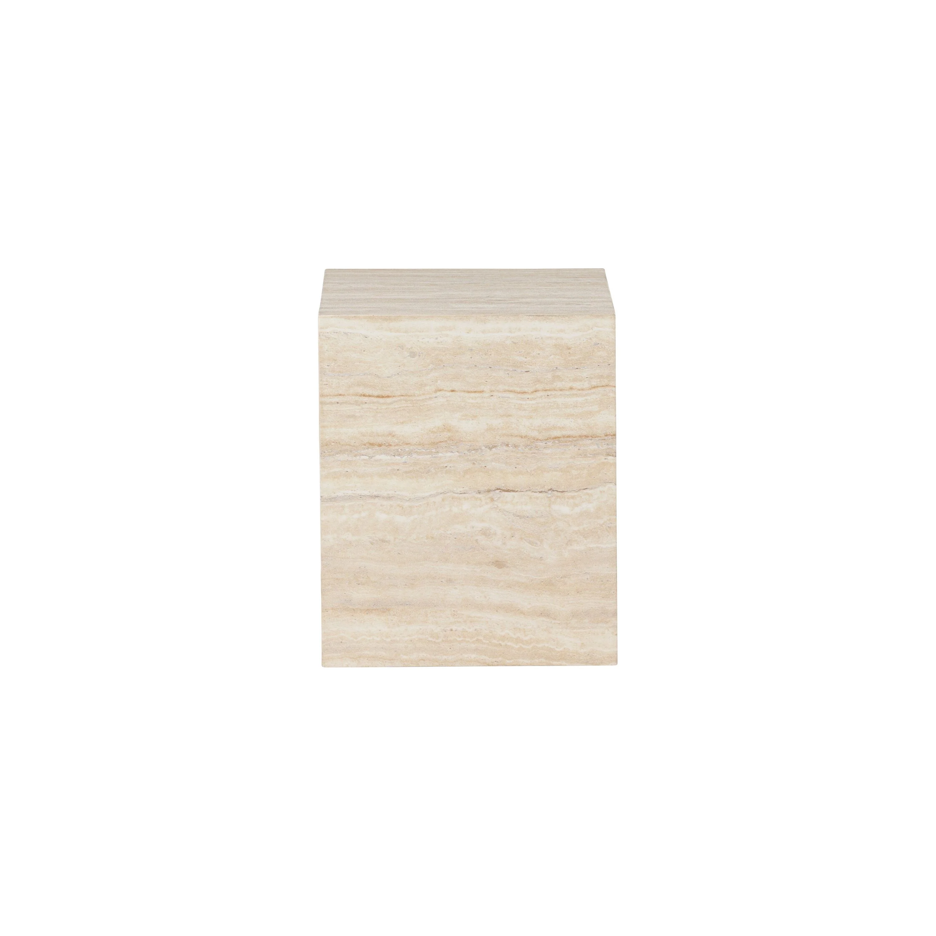 York Beistelltisch - Travertinoptik 35 x 25 x 30 cm - Image 8
