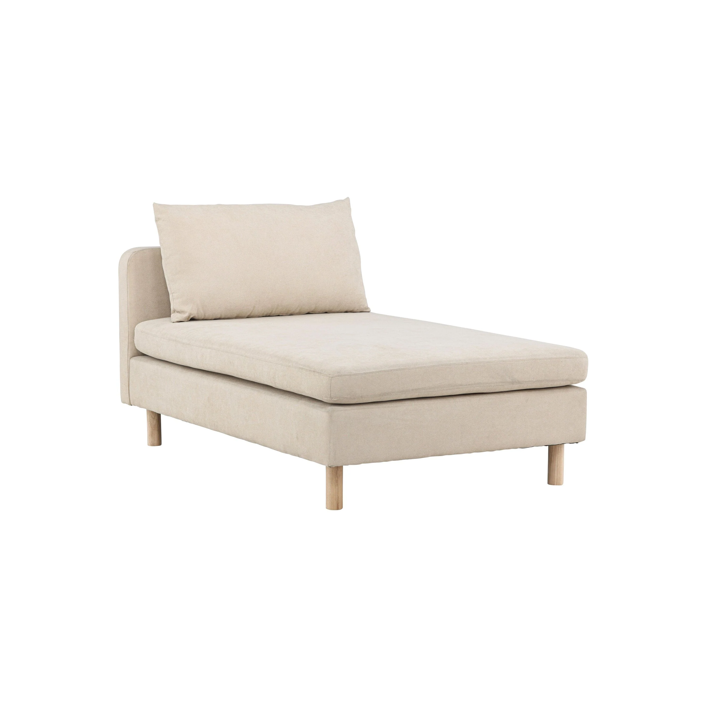 Zero Daybed - Woodlook Beige Fabric