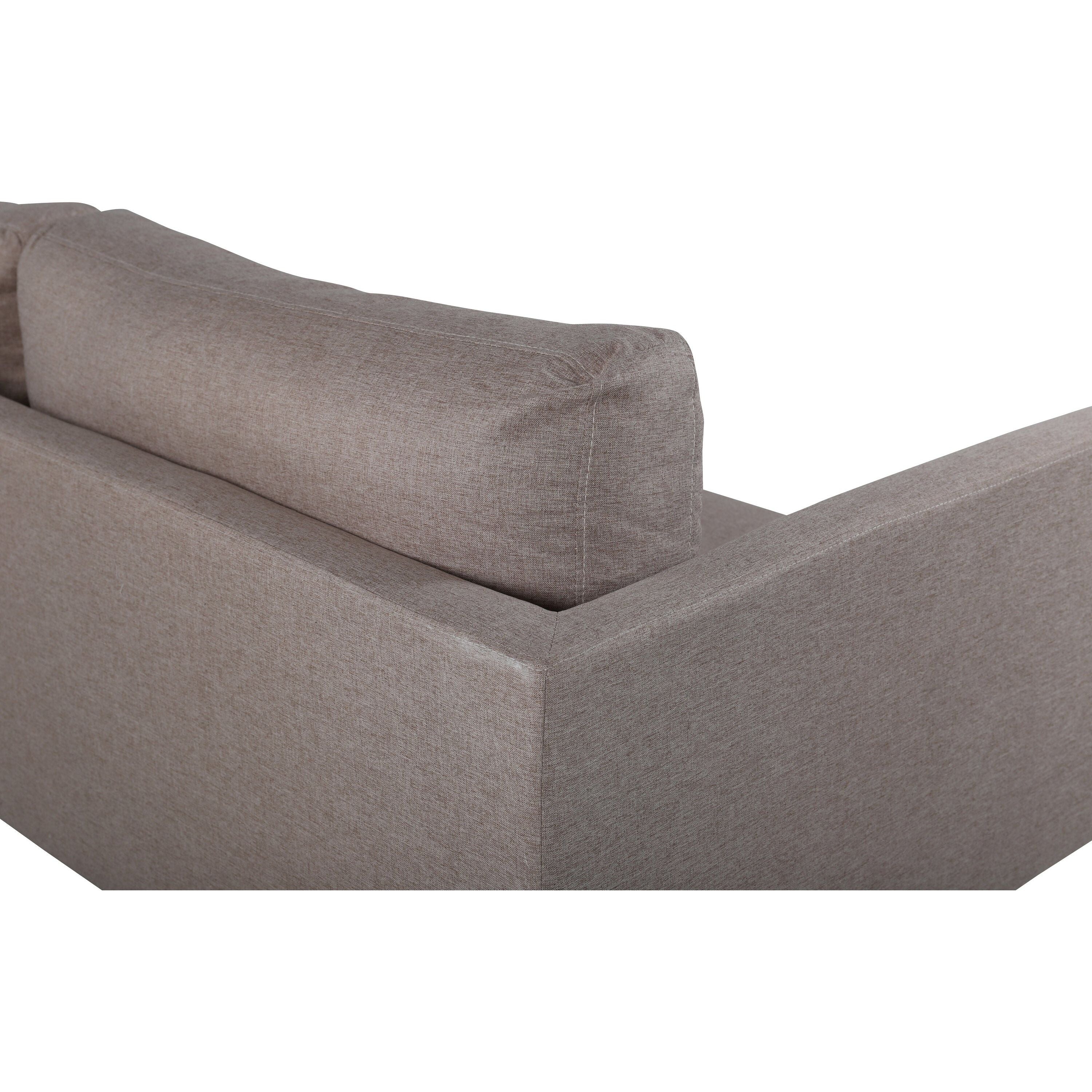 Zoom 3-Sitzer Sofa - Schwarz / Brauner Stoff - Image 8