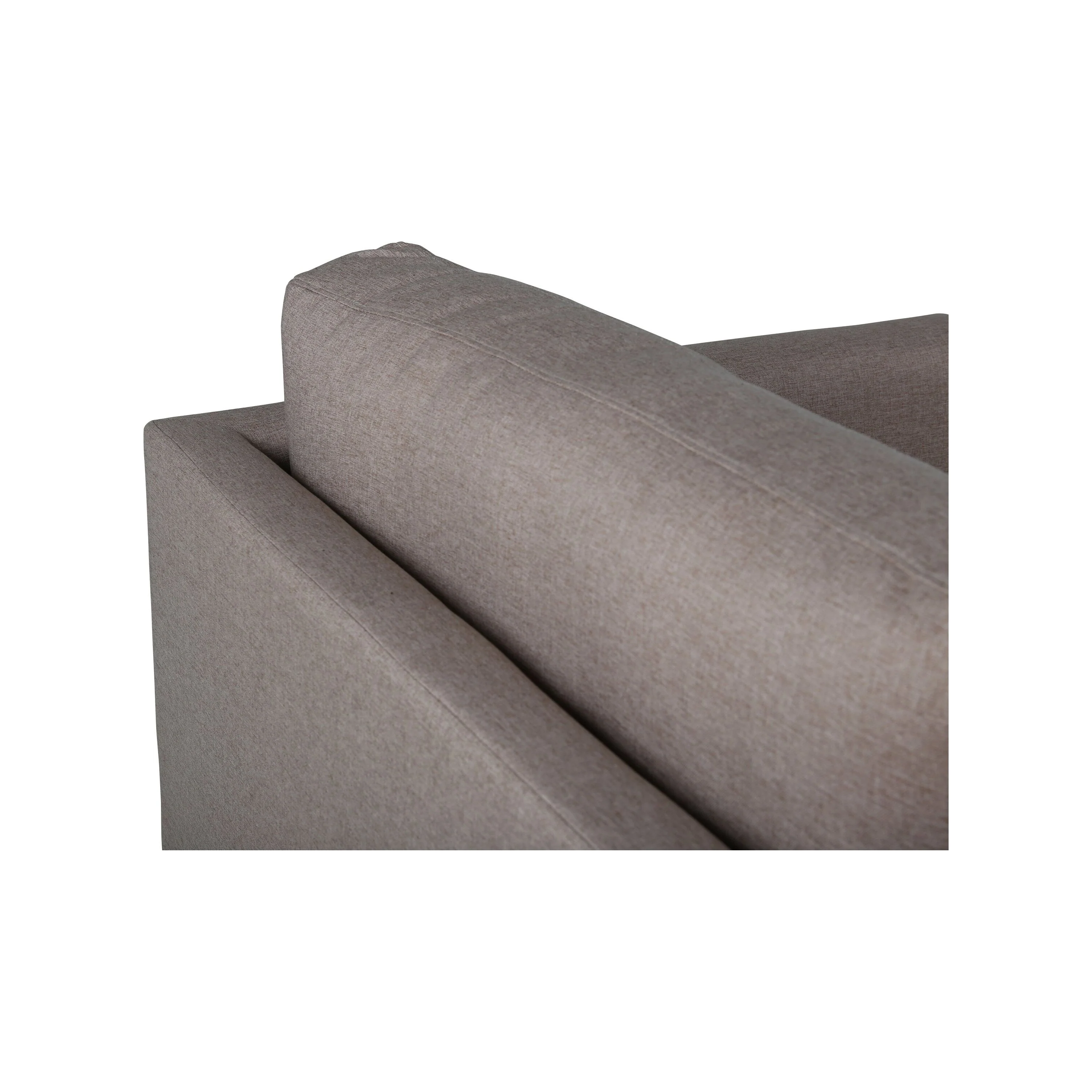 Zoom 3-Sitzer Sofa - Schwarz / Brauner Stoff - Image 9