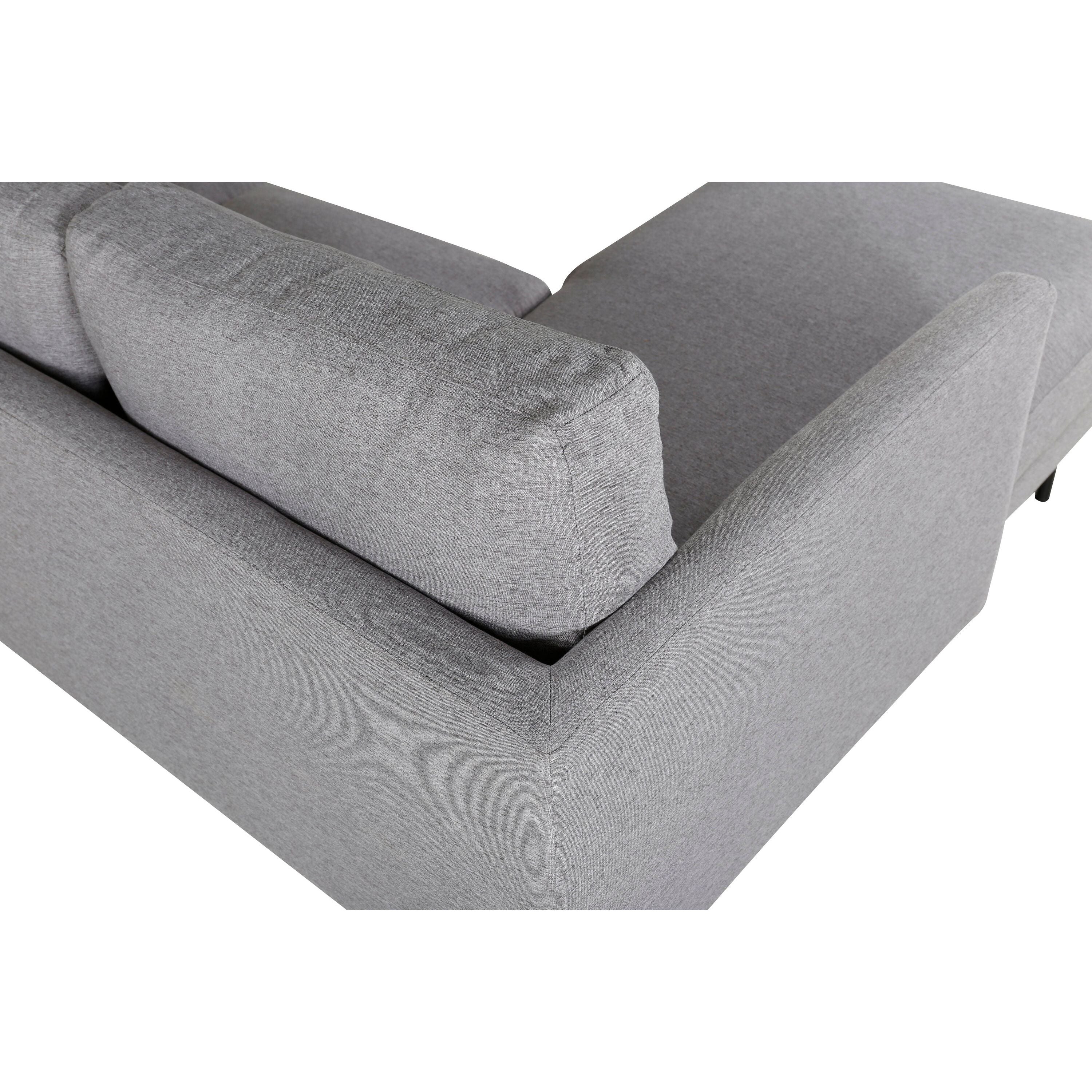 Zoom U-Sofa - Schwarz / Stahlgrauer Stoff - Image 12