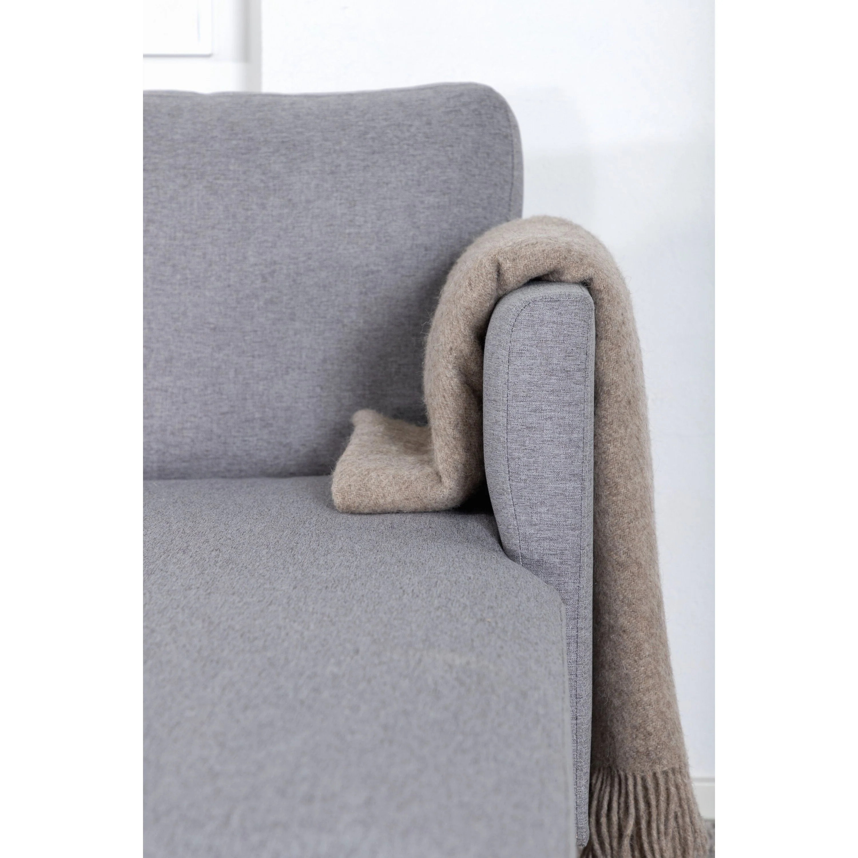 Zoom U-Sofa - Schwarz / Stahlgrauer Stoff - Image 5