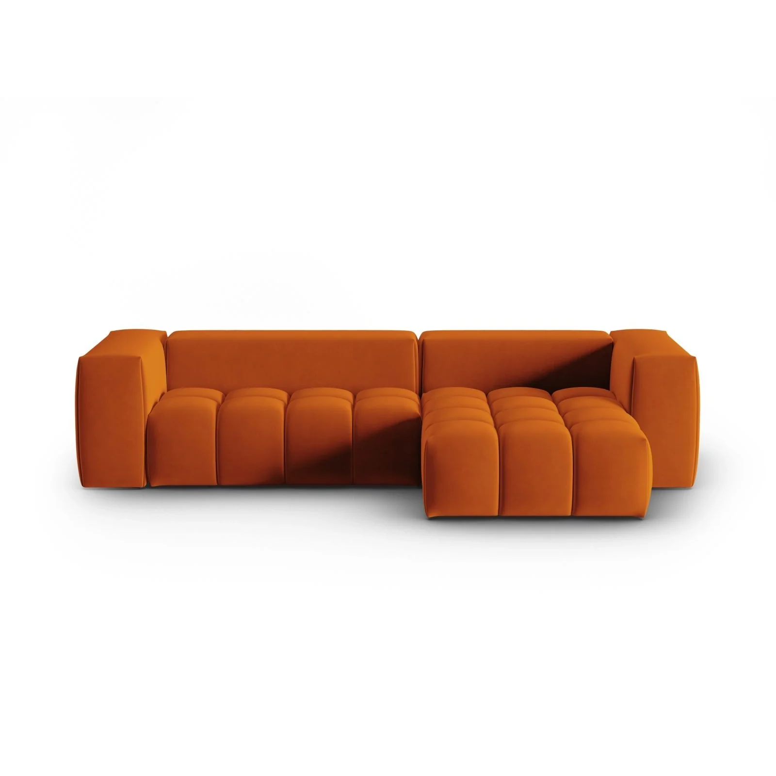 Verona 3-Sitzer Ecksofa, Rechte Seite, aus Samt oder Strukturstoff, 260x145 cm - Image 19