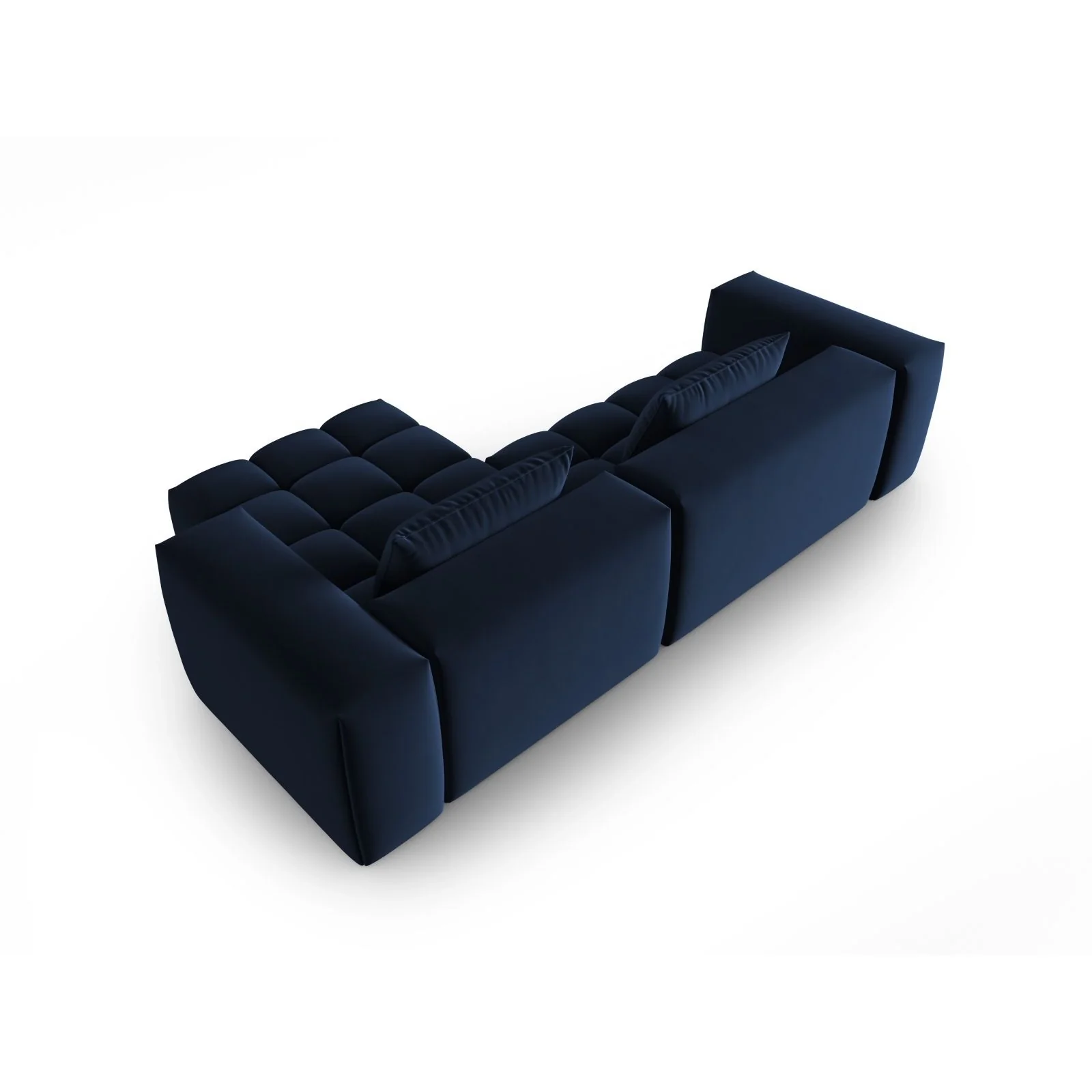Verona 3-Sitzer Ecksofa, Rechte Seite, aus Samt oder Strukturstoff, 260x145 cm - Image 41
