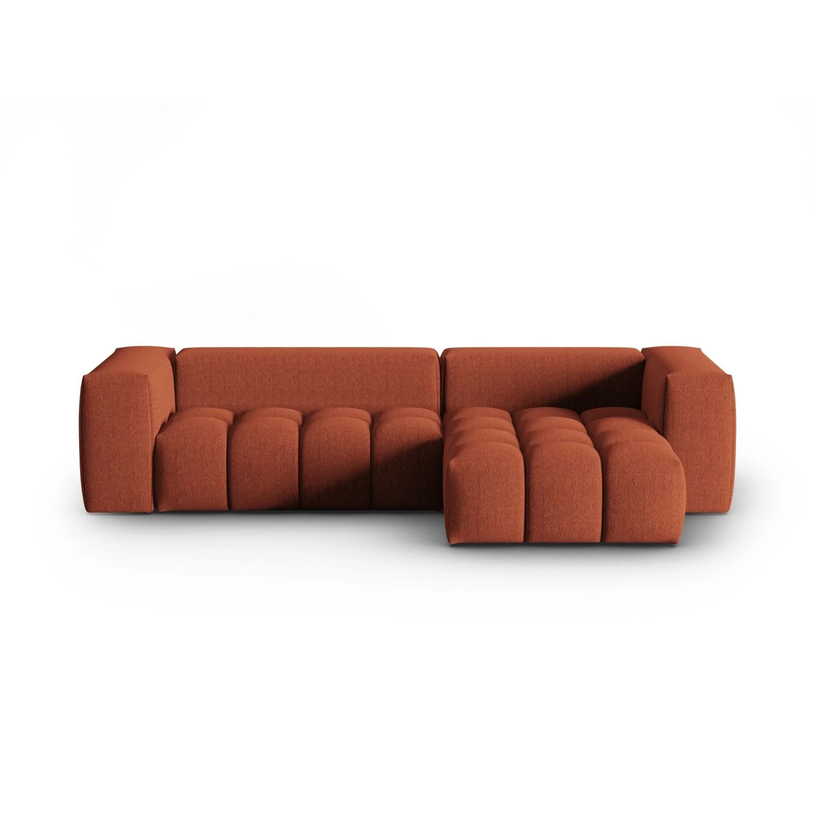 Verona 3-Sitzer Ecksofa, Rechte Seite, aus Samt oder Strukturstoff, 260x145 cm - Image 78