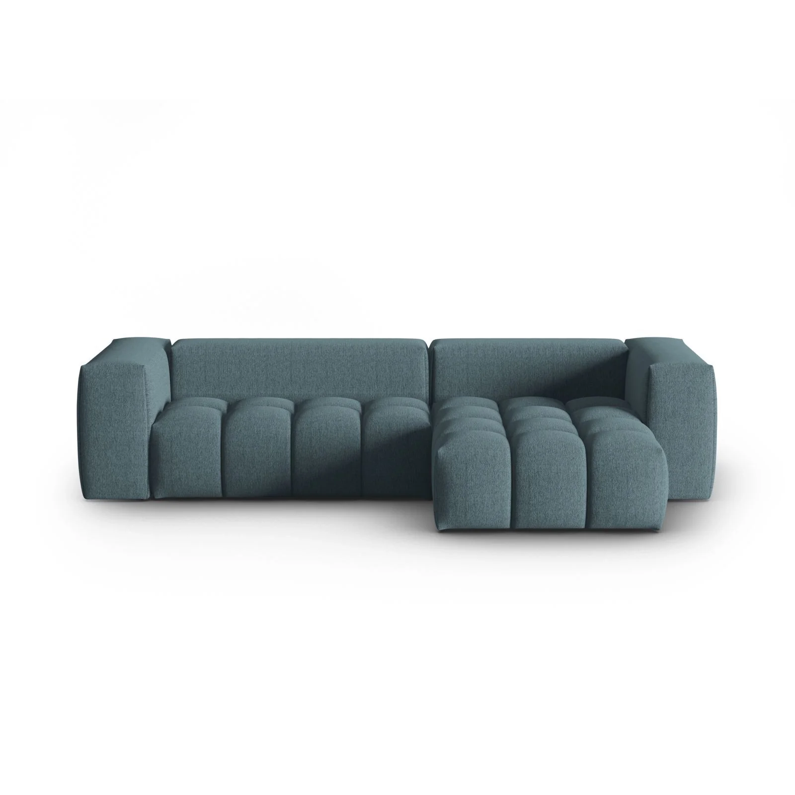 Verona 3-Sitzer Ecksofa, Rechte Seite, aus Samt oder Strukturstoff, 260x145 cm - Image 84