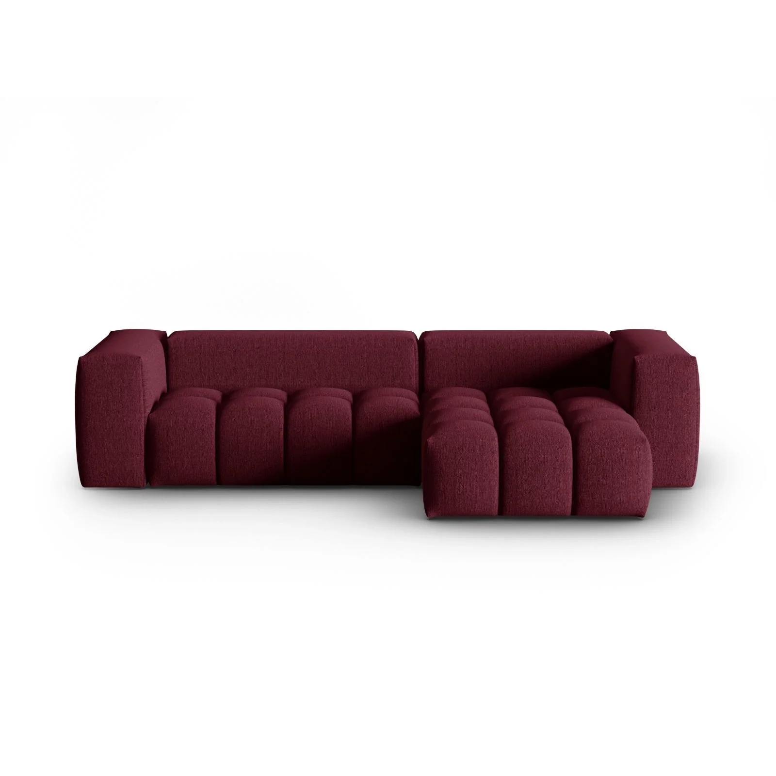Verona 3-Sitzer Ecksofa, Rechte Seite, aus Samt oder Strukturstoff, 260x145 cm - Image 96
