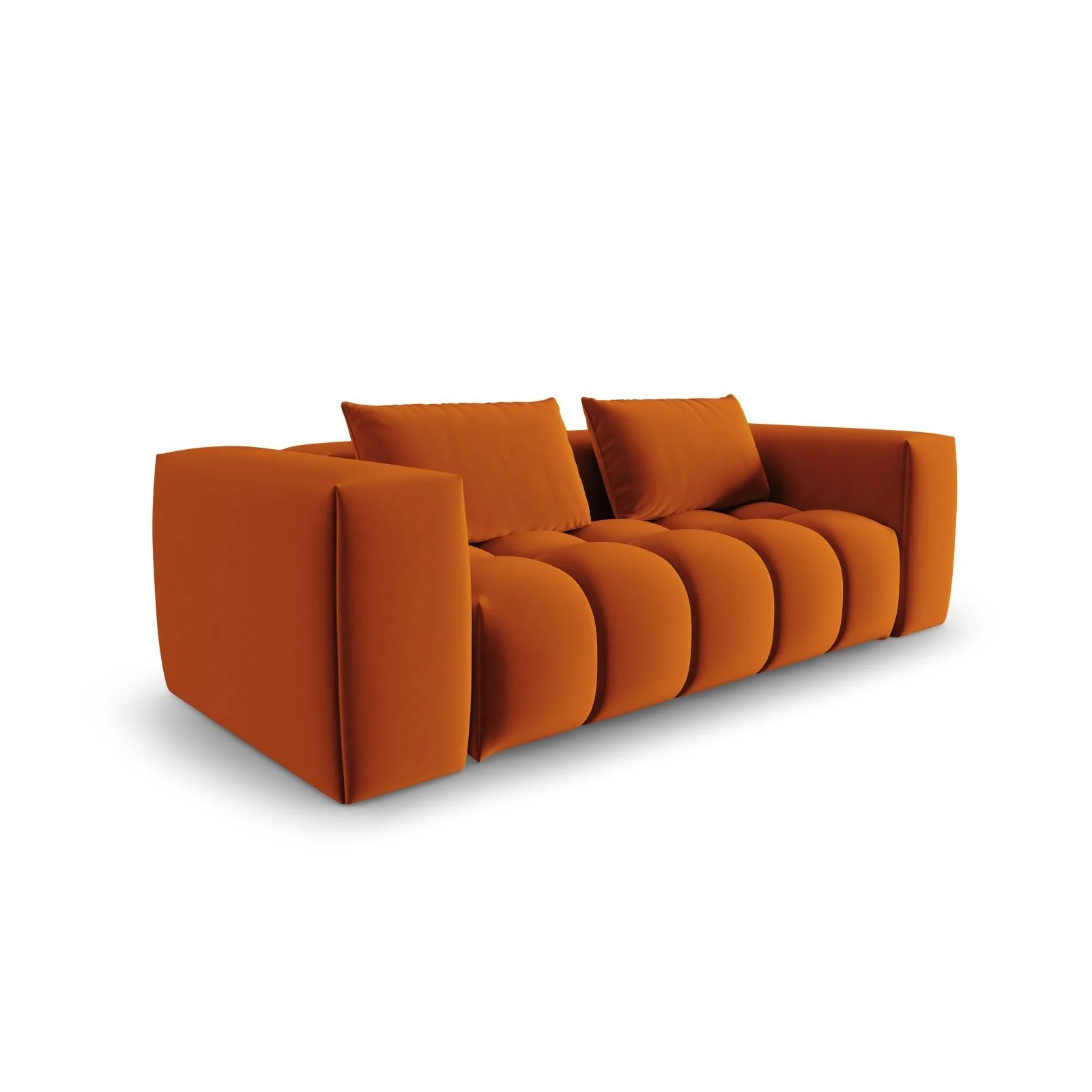 Verona 3-Sitzer Sofa aus Samt oder Strukturstoff, 200x85 cm - Image 18