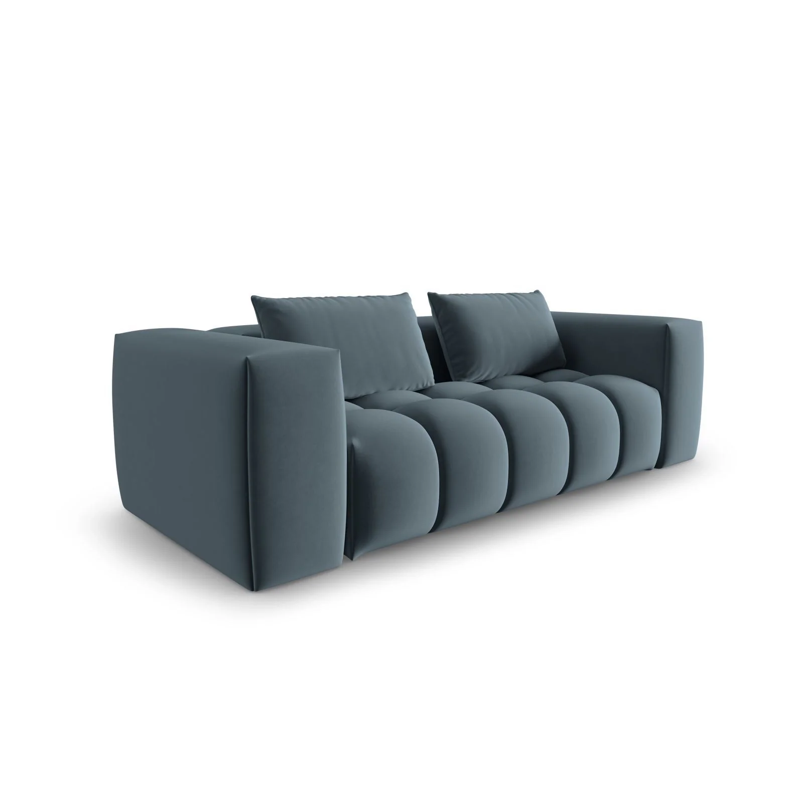 Verona 3-Sitzer Sofa aus Samt oder Strukturstoff, 200x85 cm - Image 28
