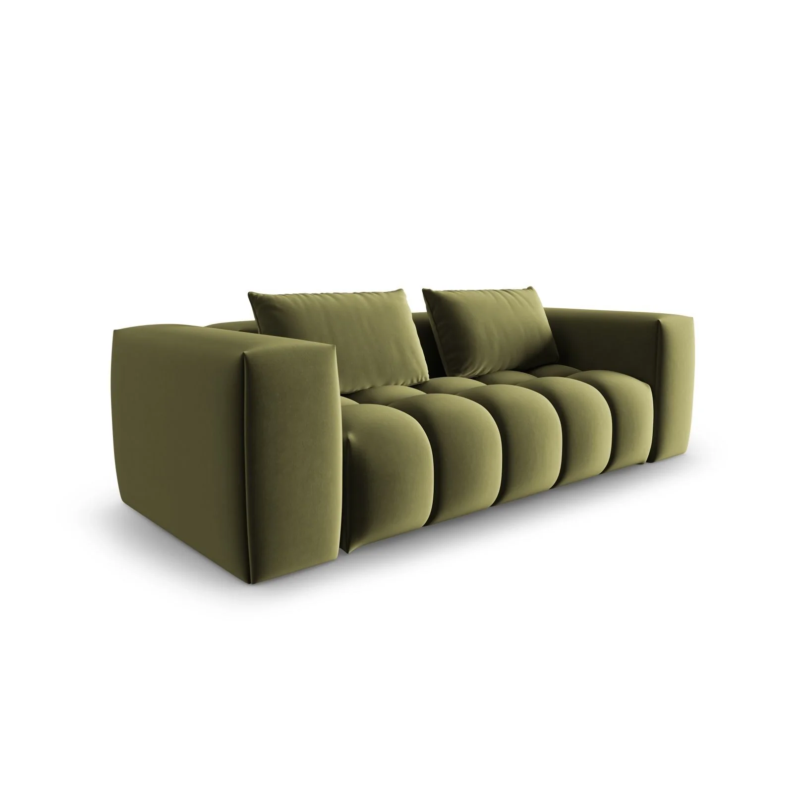 Verona 3-Sitzer Sofa aus Samt oder Strukturstoff, 200x85 cm - Image 43