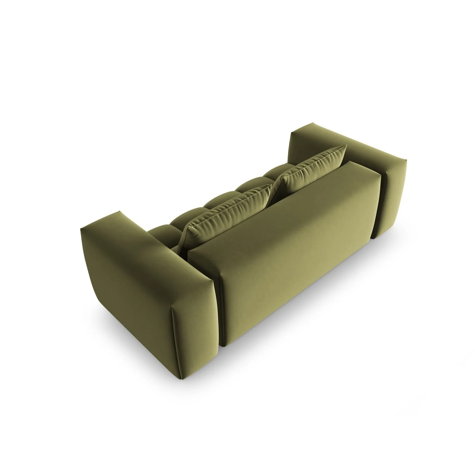 Verona 3-Sitzer Sofa aus Samt oder Strukturstoff, 200x85 cm - Image 44