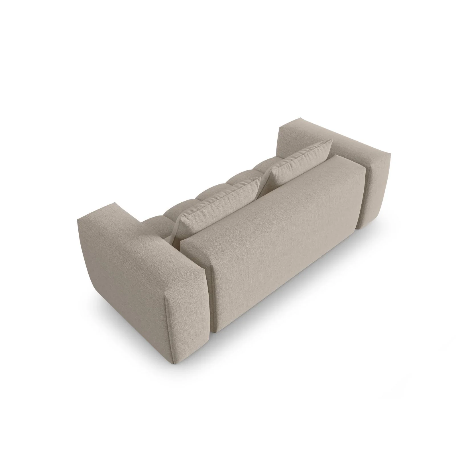 Verona 3-Sitzer Sofa aus Samt oder Strukturstoff, 200x85 cm - Image 59