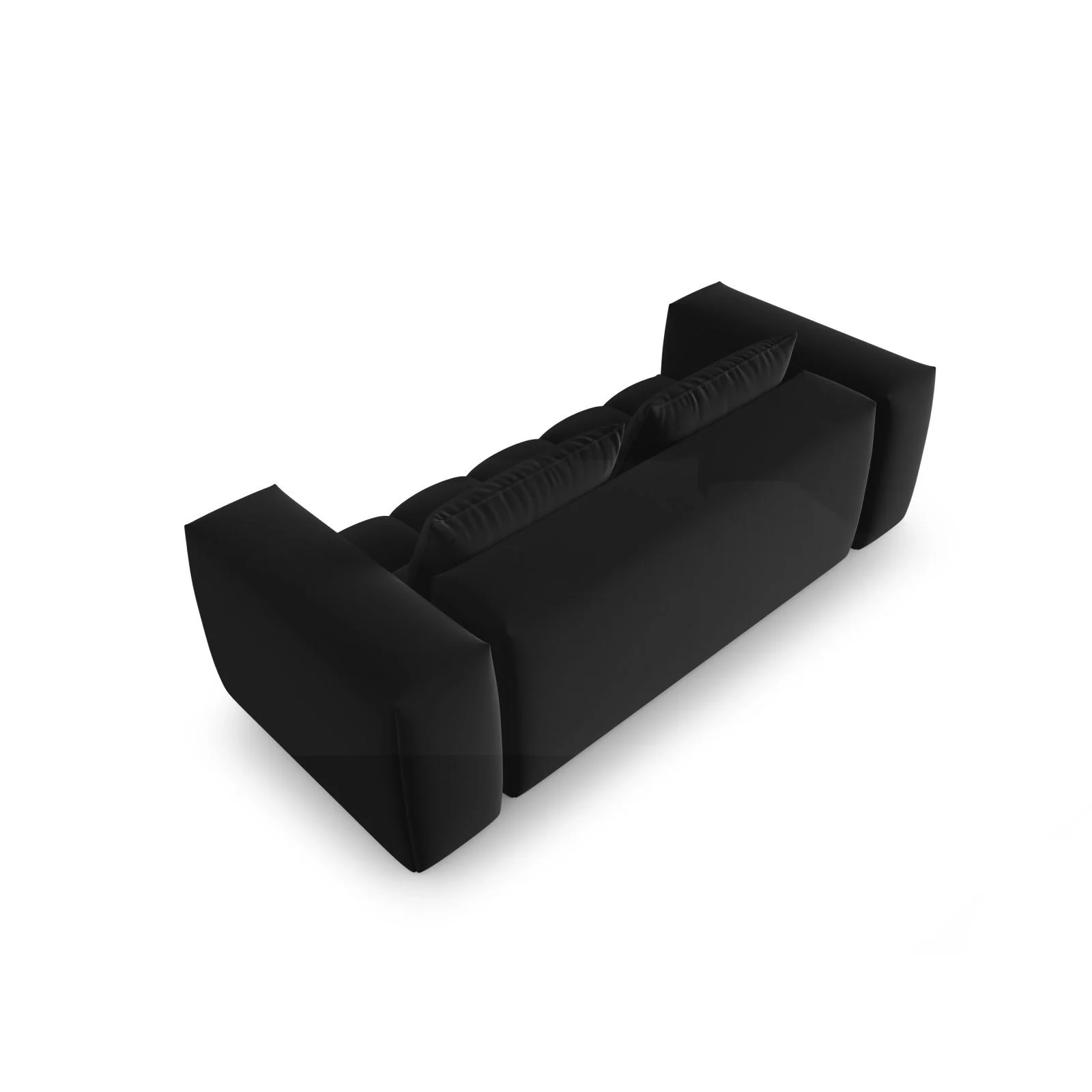 Verona 3-Sitzer Sofa aus Samt oder Strukturstoff, 200x85 cm - Image 9