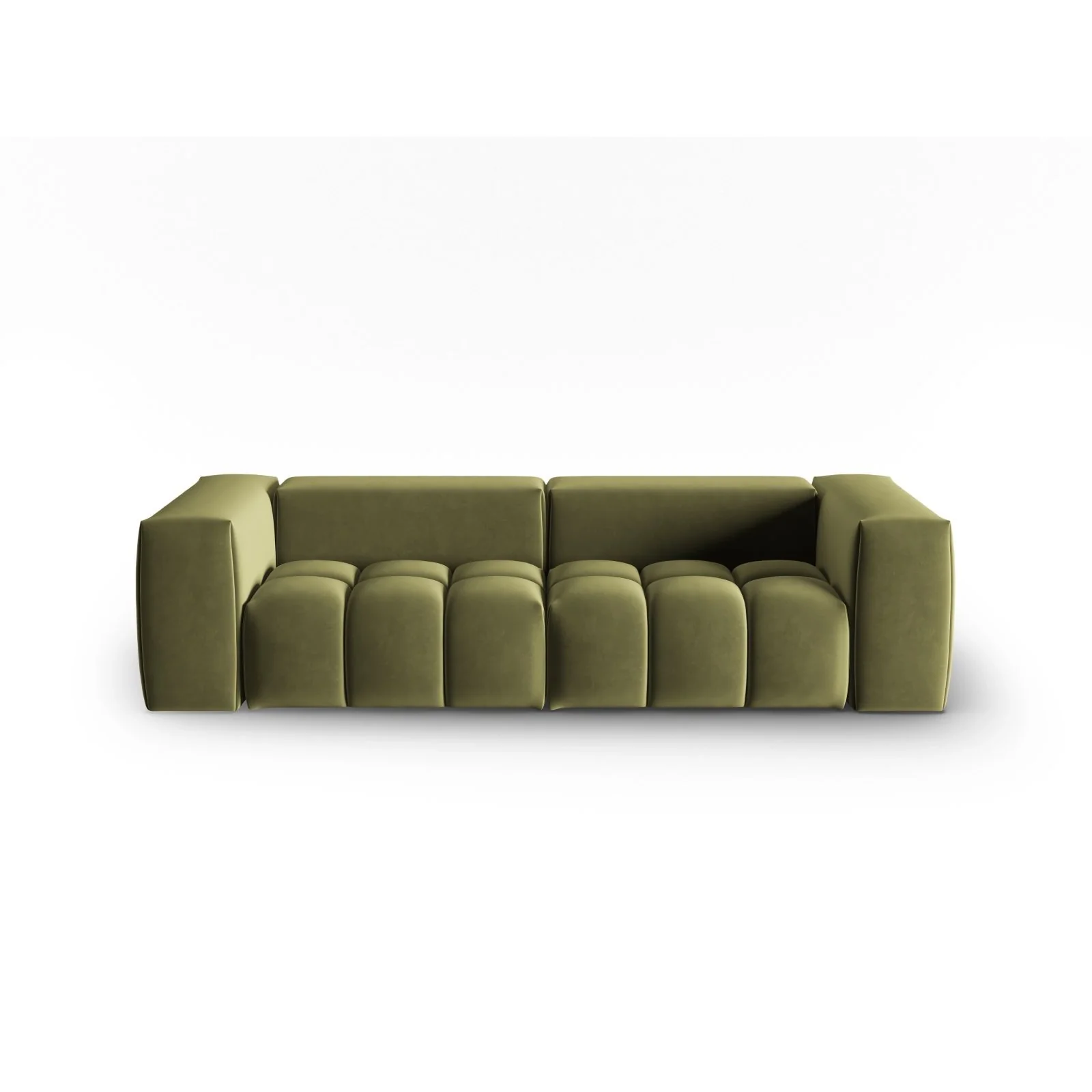 Verona 3-Sitzer Sofa aus Samt oder Strukturstoff, 230x85 cm - Image 41