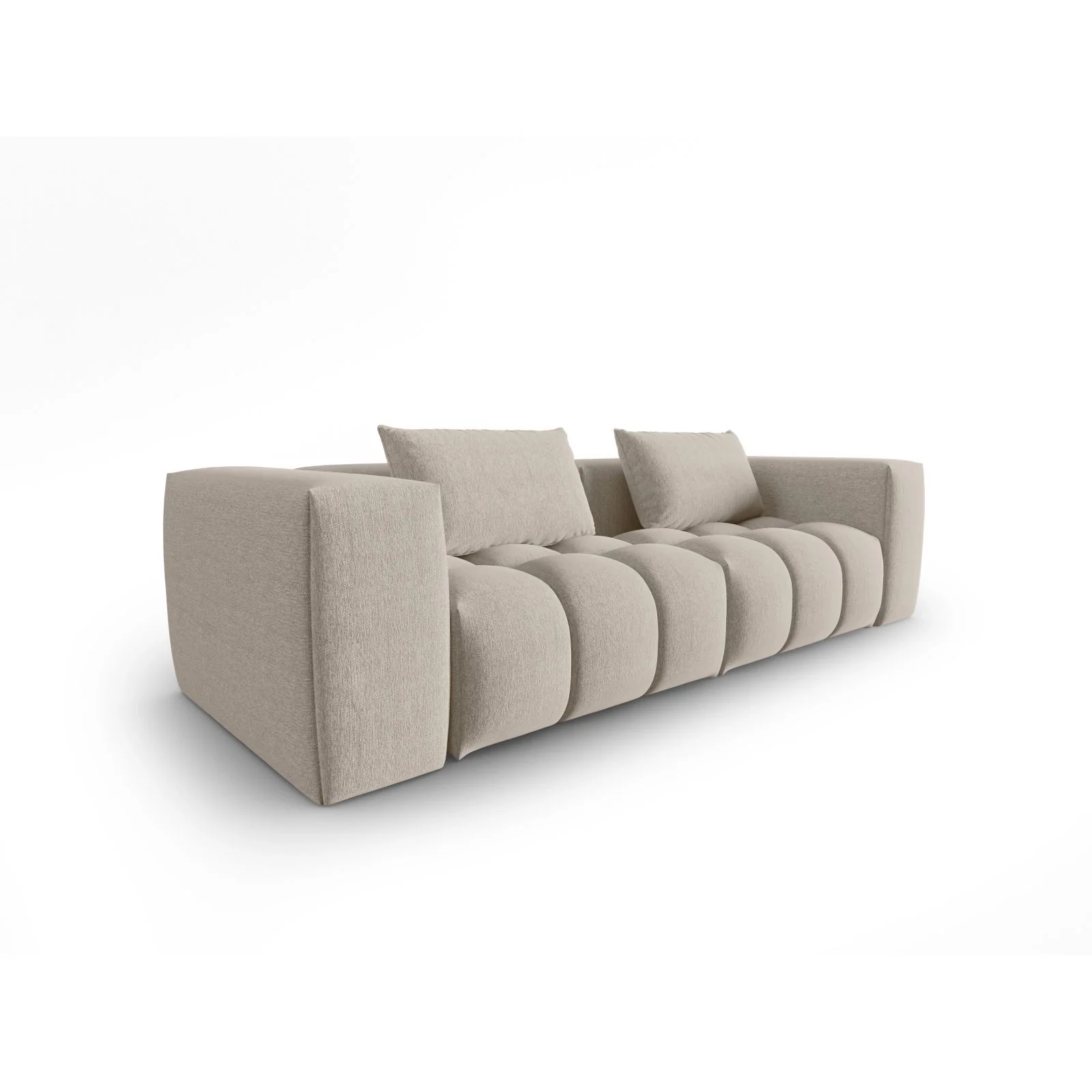 Verona 3-Sitzer Sofa aus Samt oder Strukturstoff, 230x85 cm - Image 58