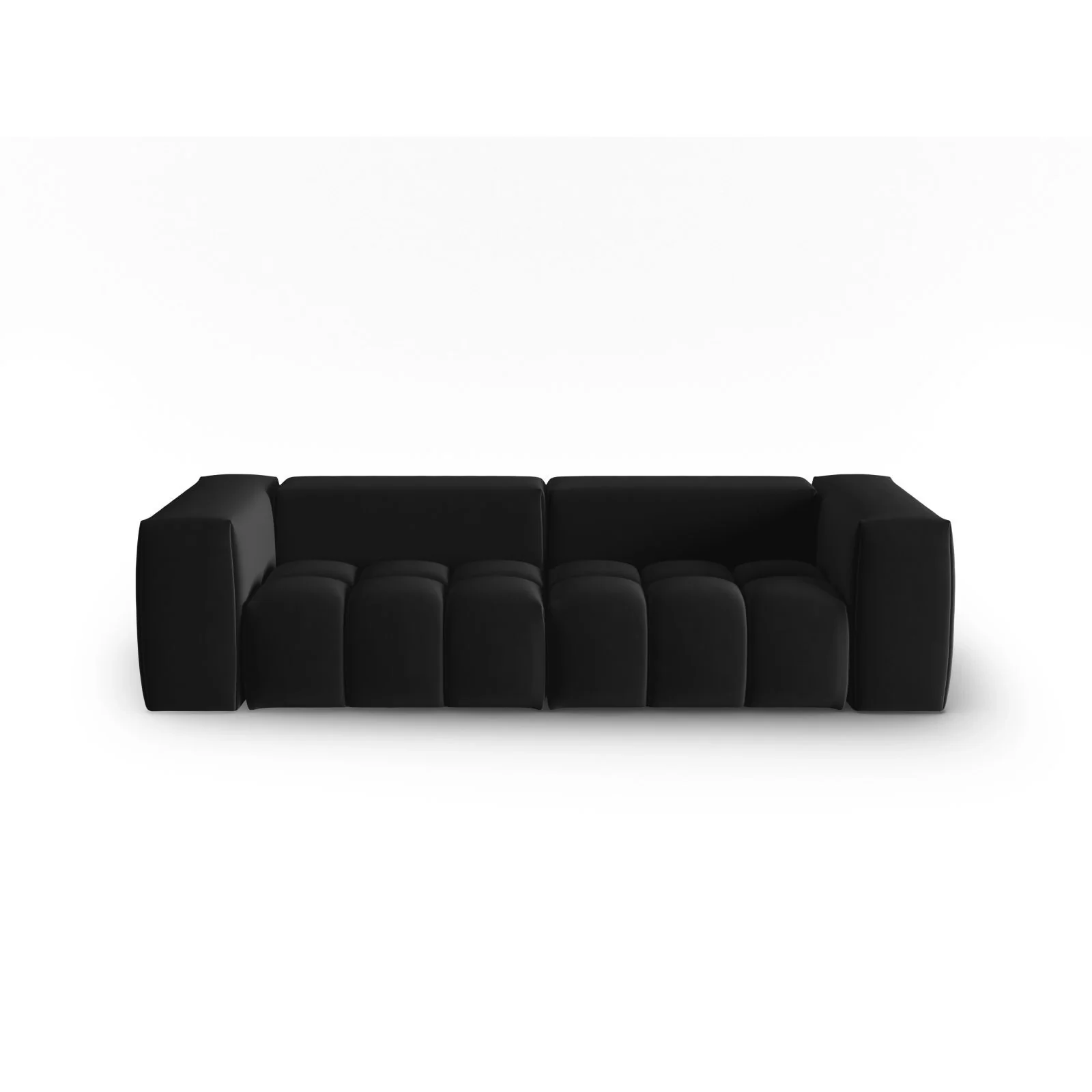 Verona 3-Sitzer Sofa aus Samt oder Strukturstoff, 230x85 cm - Image 6