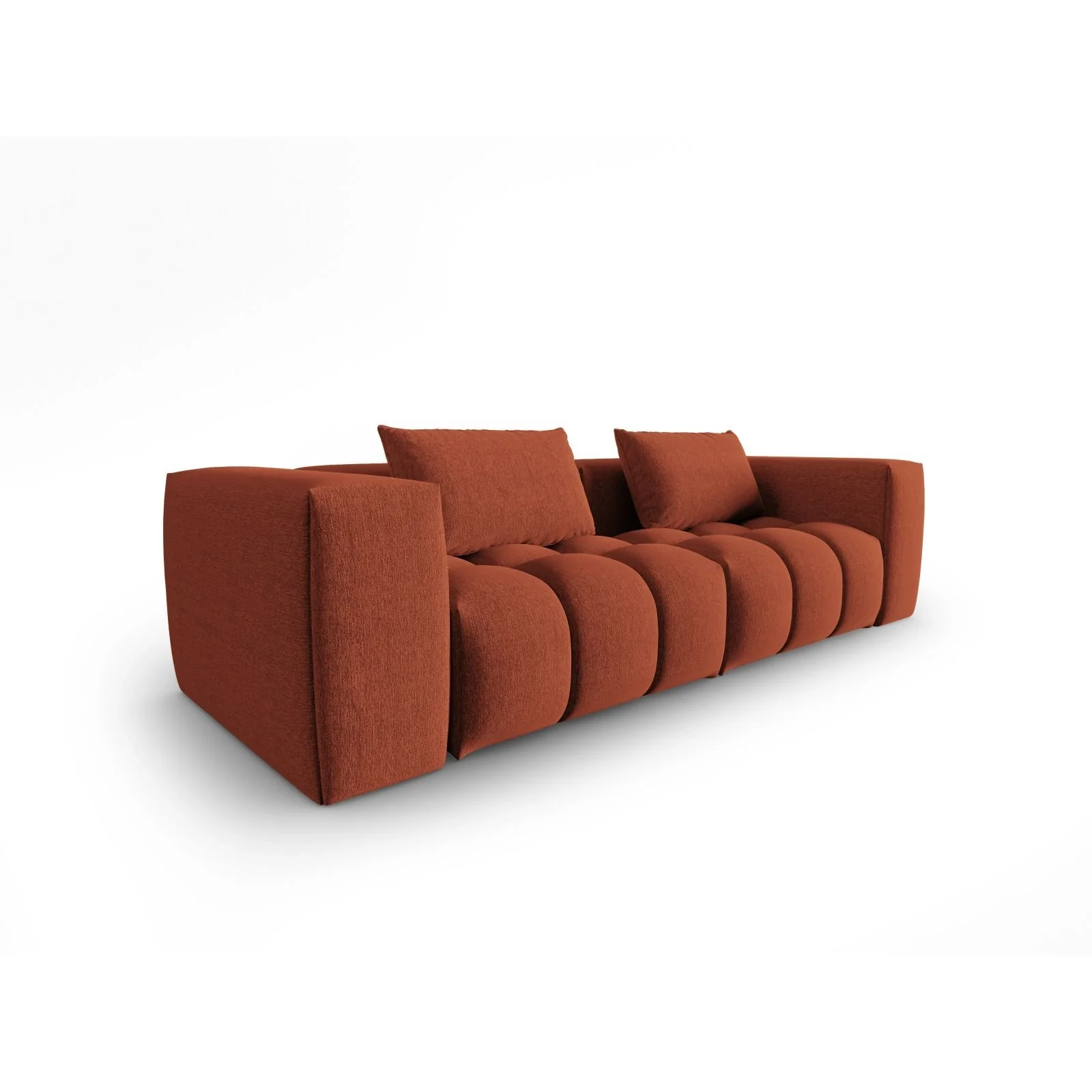 Verona 3-Sitzer Sofa aus Samt oder Strukturstoff, 230x85 cm - Image 68