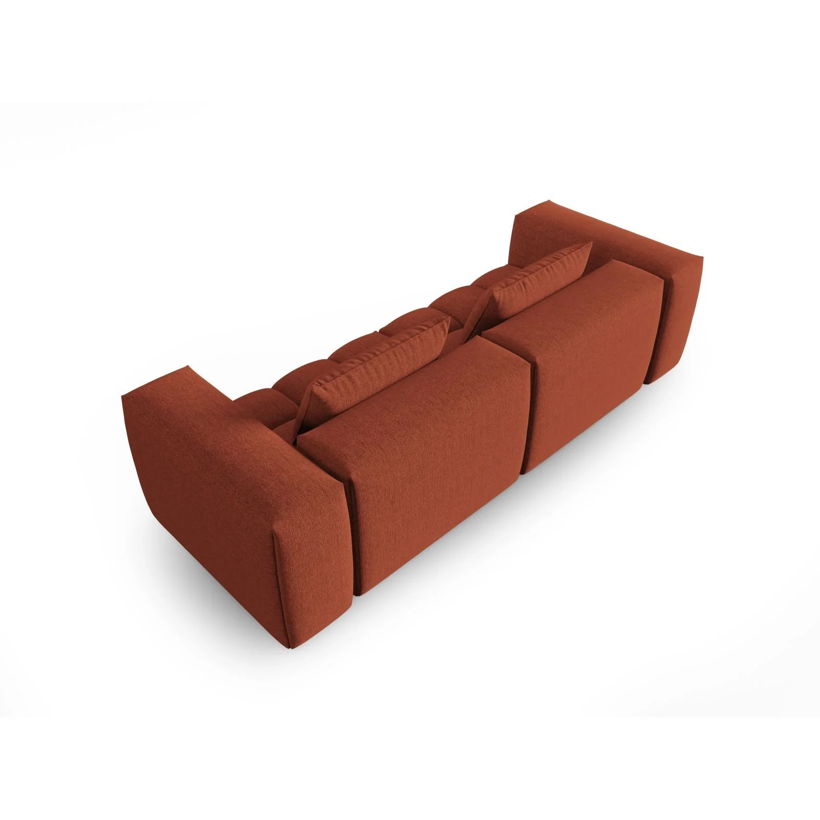Verona 3-Sitzer Sofa aus Samt oder Strukturstoff, 230x85 cm - Image 69