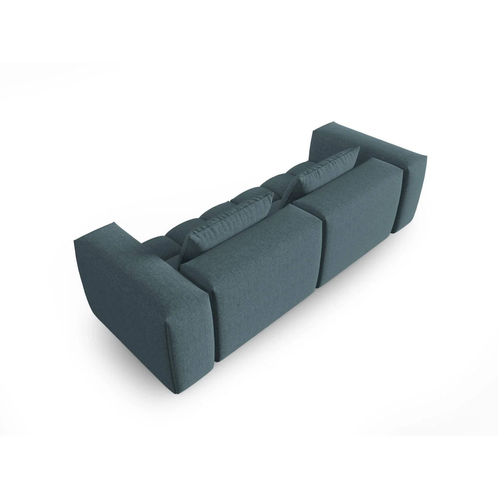 Verona 3-Sitzer Sofa aus Samt oder Strukturstoff, 230x85 cm - Image 74