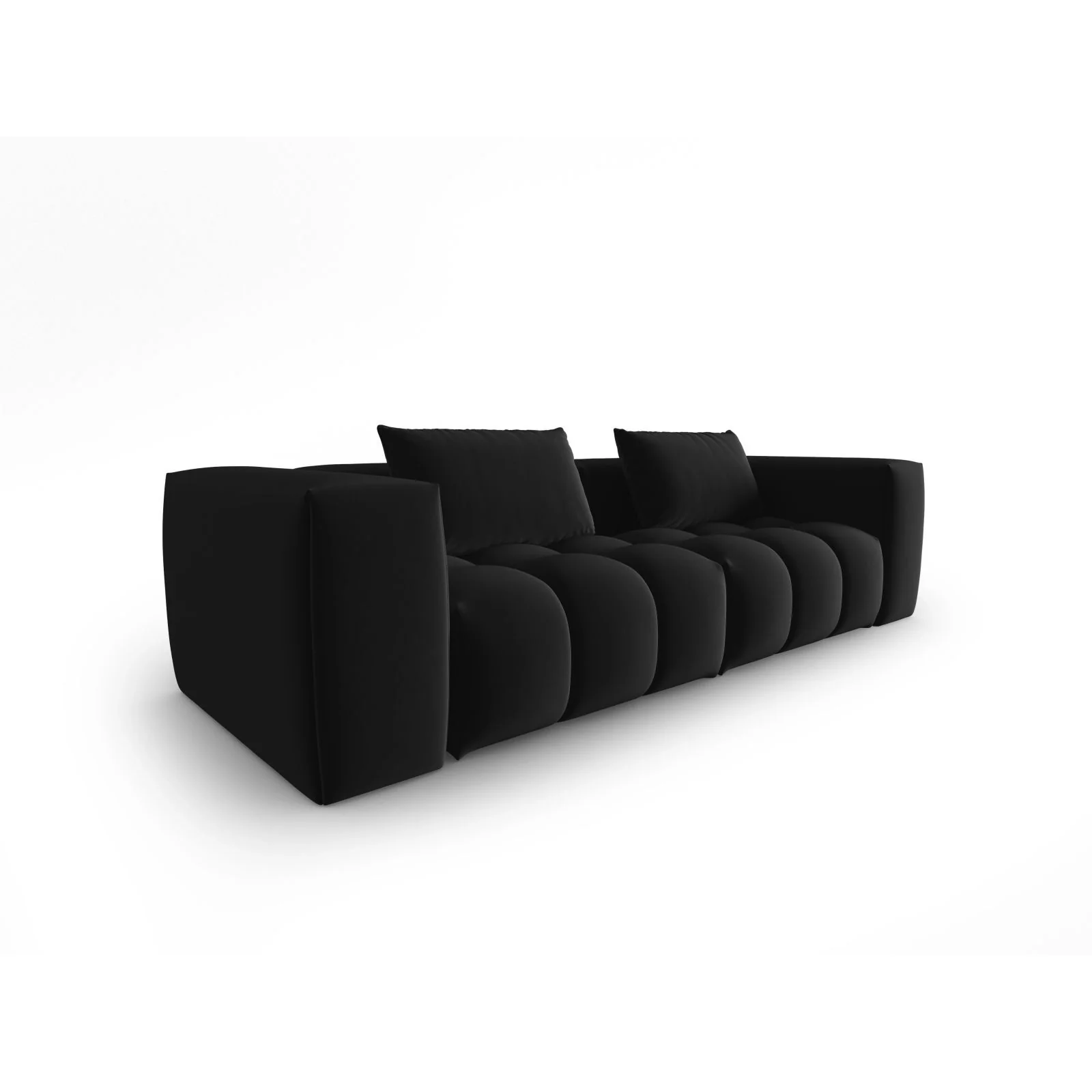 Verona 3-Sitzer Sofa aus Samt oder Strukturstoff, 230x85 cm - Image 8