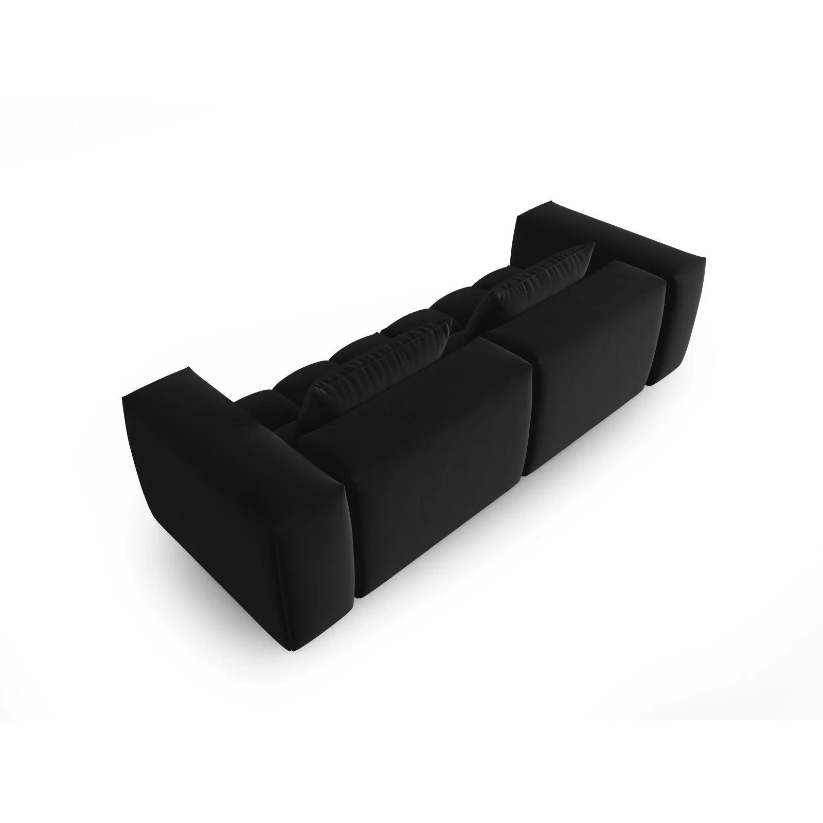 Verona 3-Sitzer Sofa aus Samt oder Strukturstoff, 230x85 cm - Image 9