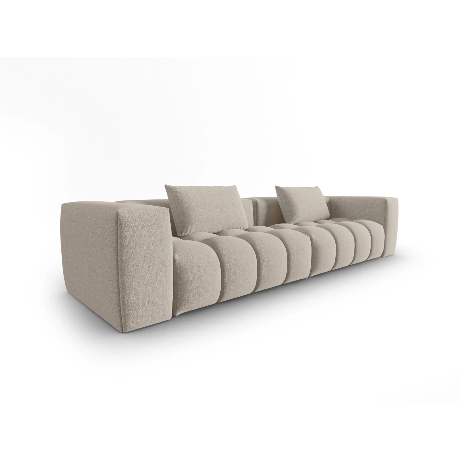Verona 5-Sitzer Sofa aus Samt oder Strukturstoff, 290x85 cm - Image 57
