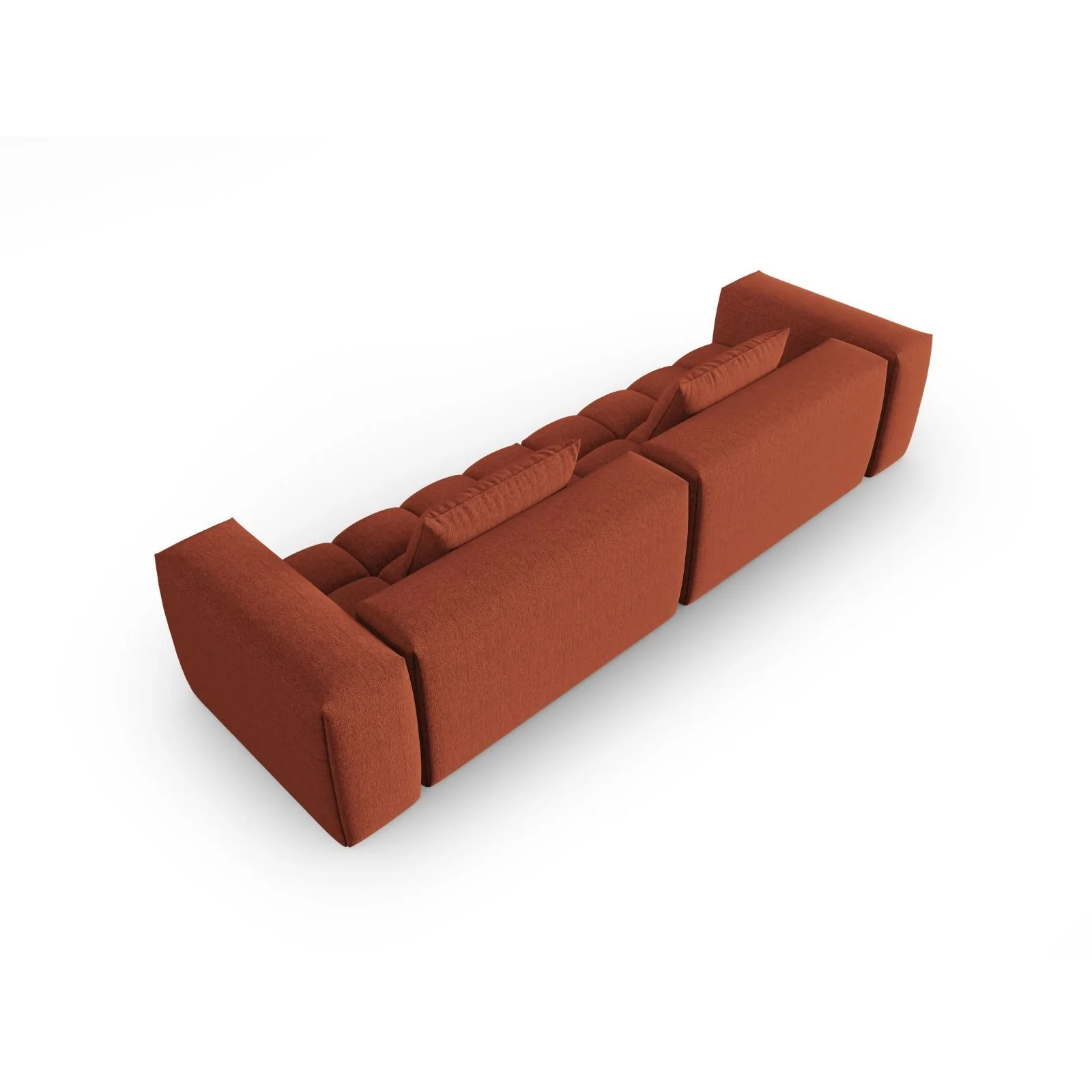 Verona 5-Sitzer Sofa aus Samt oder Strukturstoff, 290x85 cm - Image 68