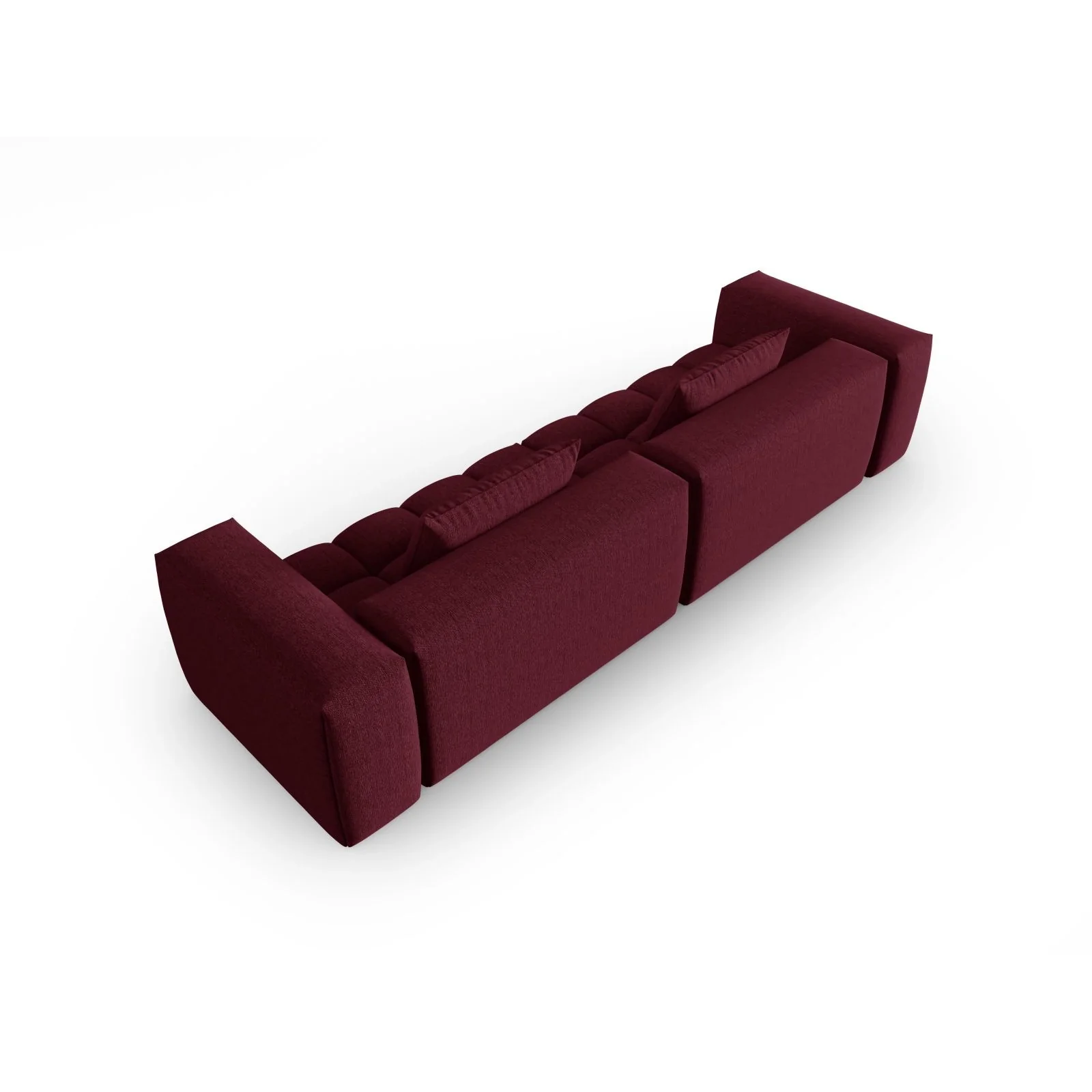 Verona 5-Sitzer Sofa aus Samt oder Strukturstoff, 290x85 cm - Image 83