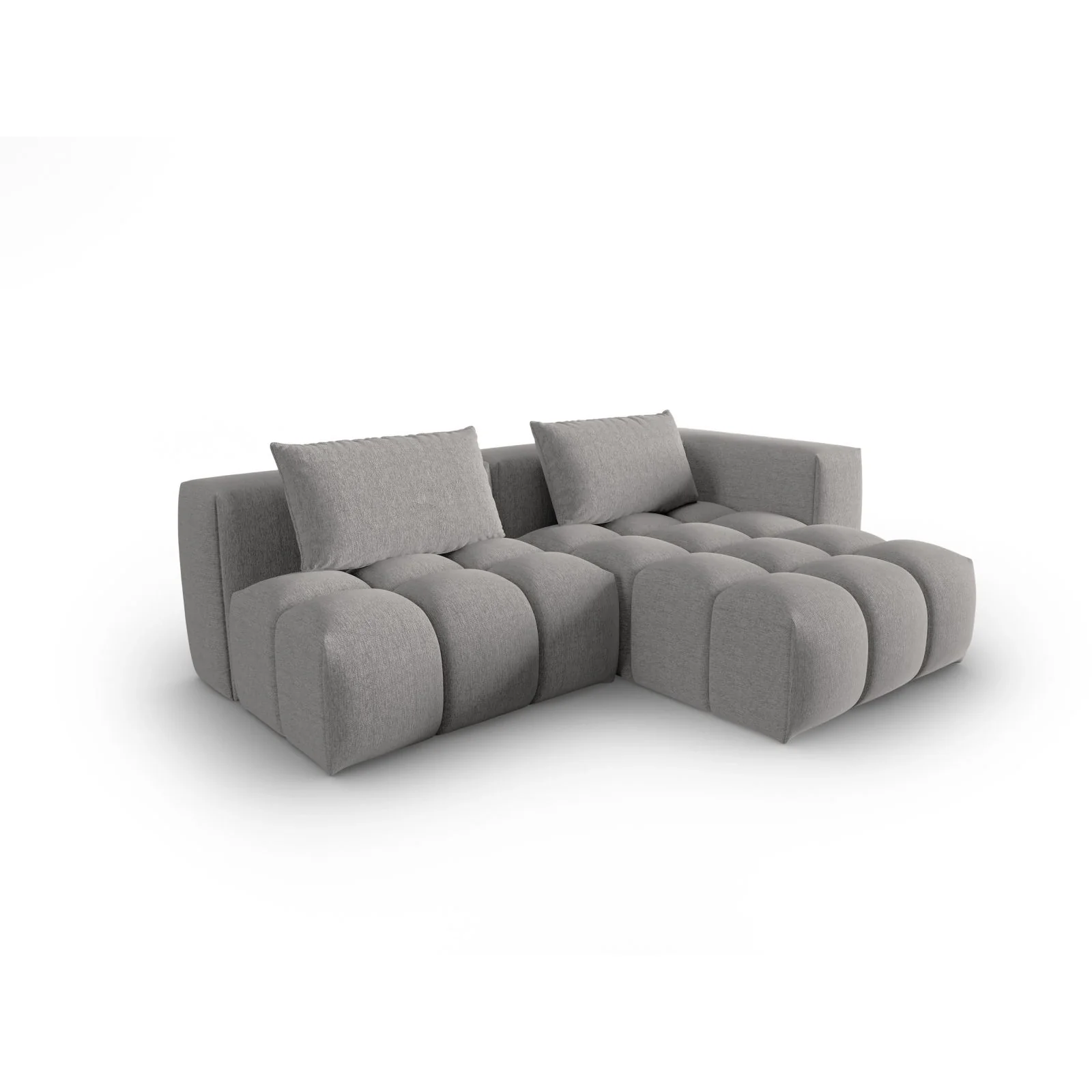 Verona Modulares 3-Sitzer Ecksofa, Rechte Seite, aus Samt oder Strukturstoff, 205x145 cm - Image 104