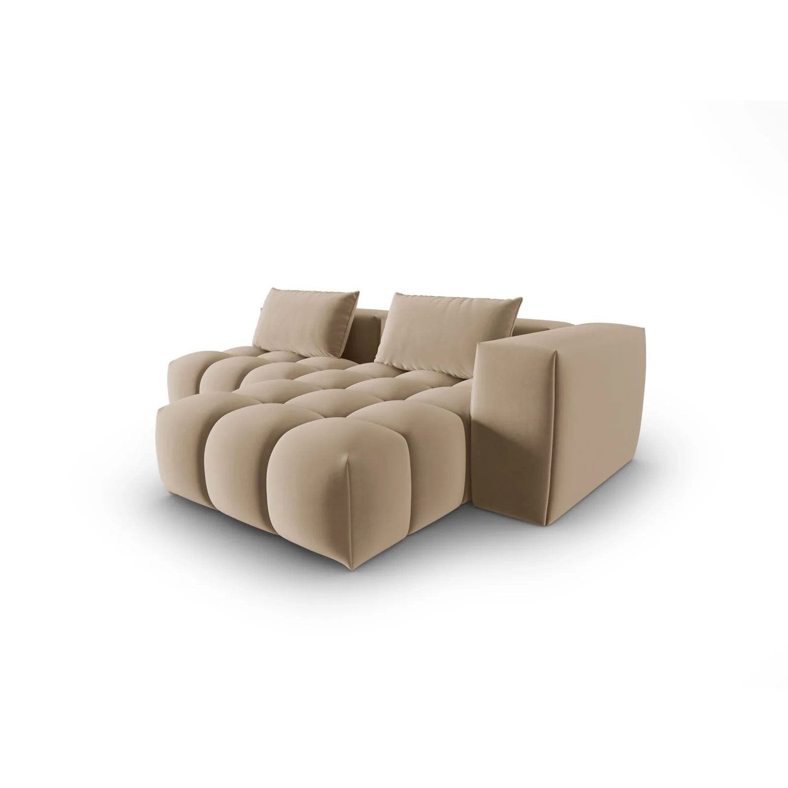 Verona Modulares 3-Sitzer Ecksofa, Rechte Seite, aus Samt oder Strukturstoff, 205x145 cm - Image 16