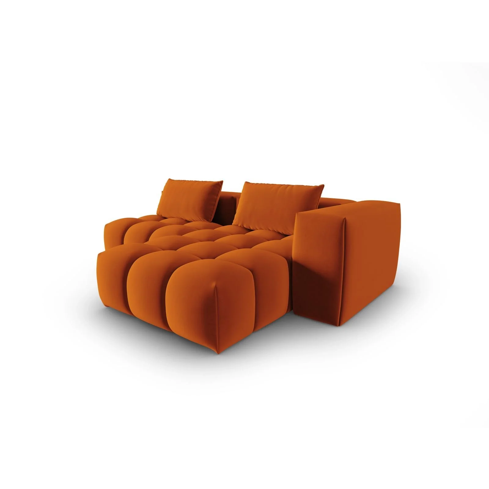 Verona Modulares 3-Sitzer Ecksofa, Rechte Seite, aus Samt oder Strukturstoff, 205x145 cm - Image 22